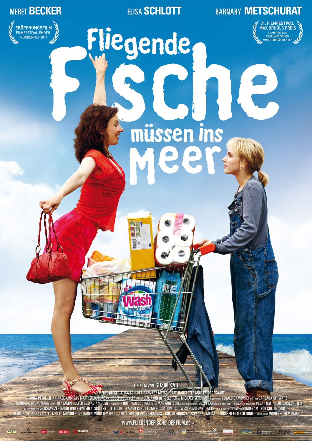 Extra Large Movie Poster Image for Fliegende Fische müssen ins Meer 