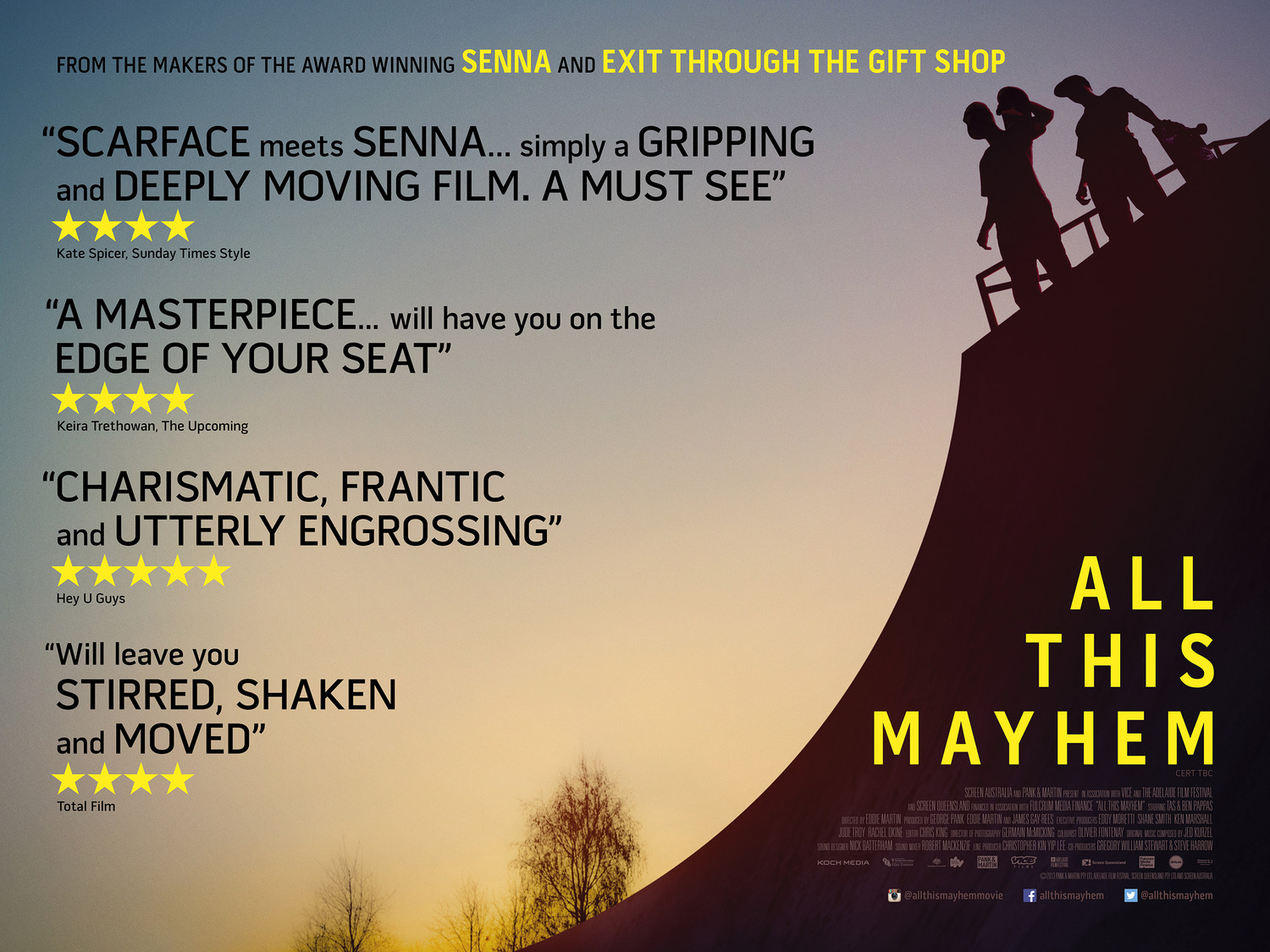 Extra Large Movie Poster Image for All This Mayhem (#1 of 2)