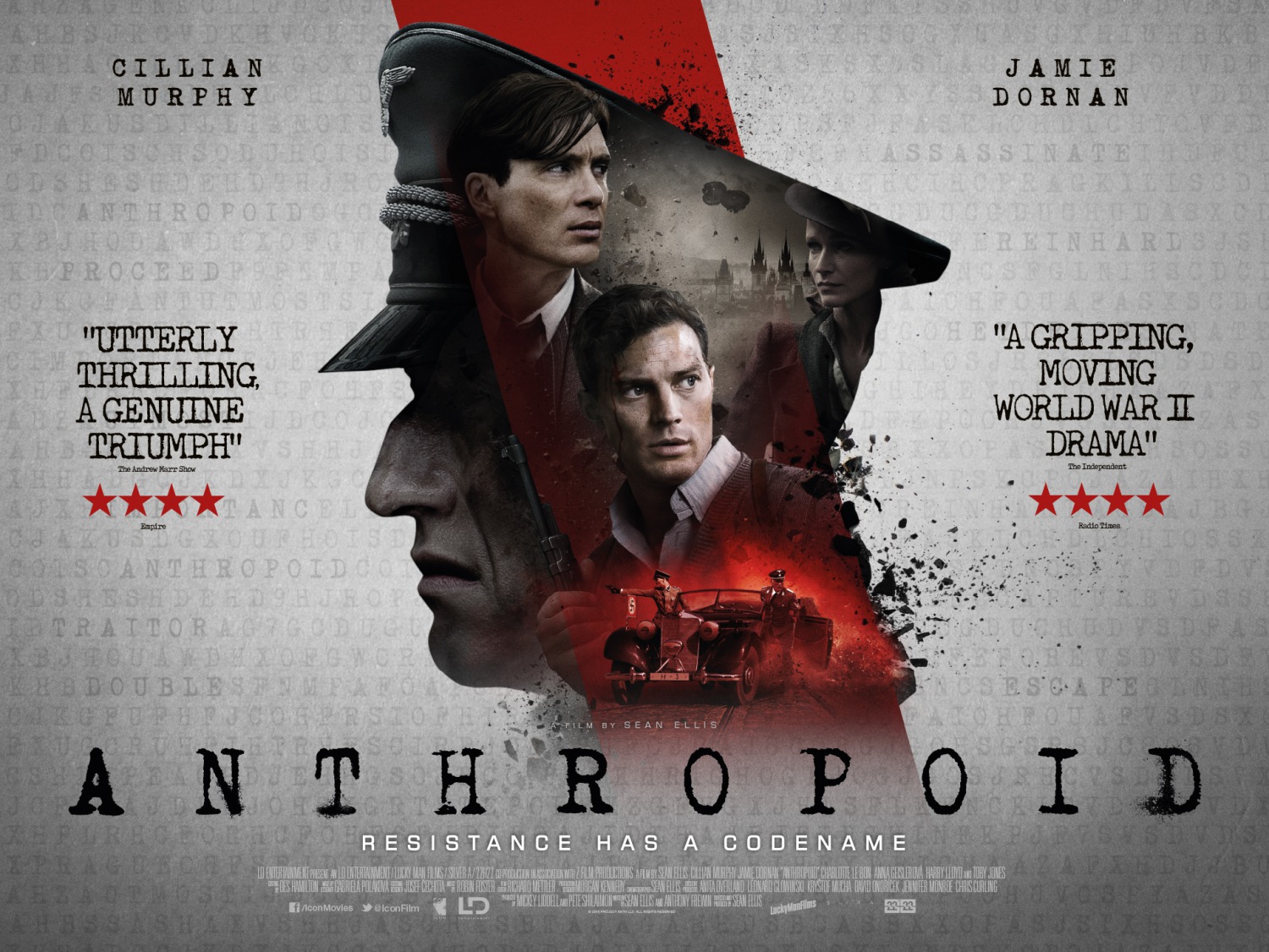 Extra Large Movie Poster Image for Anthropoid (#2 of 2)