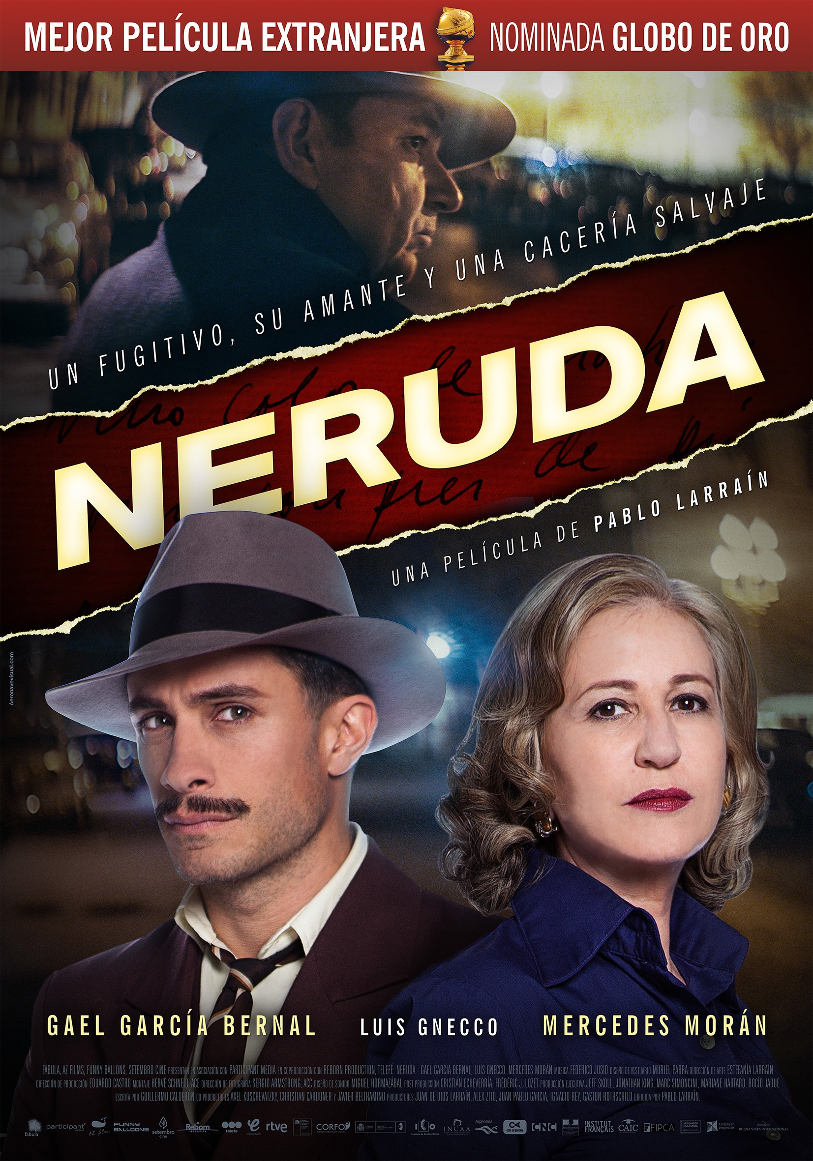 Mega Sized Movie Poster Image for Neruda (#7 of 9)