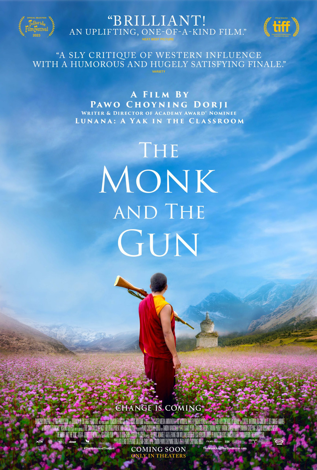 Extra Large Movie Poster Image for The Monk and the Gun 