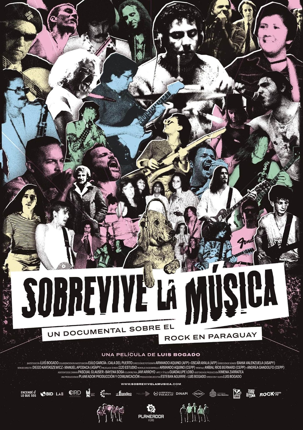 Extra Large Movie Poster Image for Sobrevive la música, un documental sobre el rock en Paraguay 