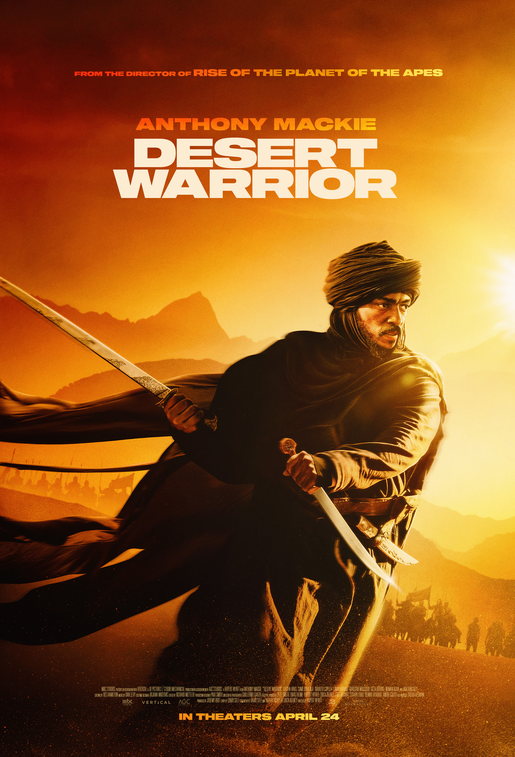 Mega Sized Movie Poster Image for Desert Warrior 