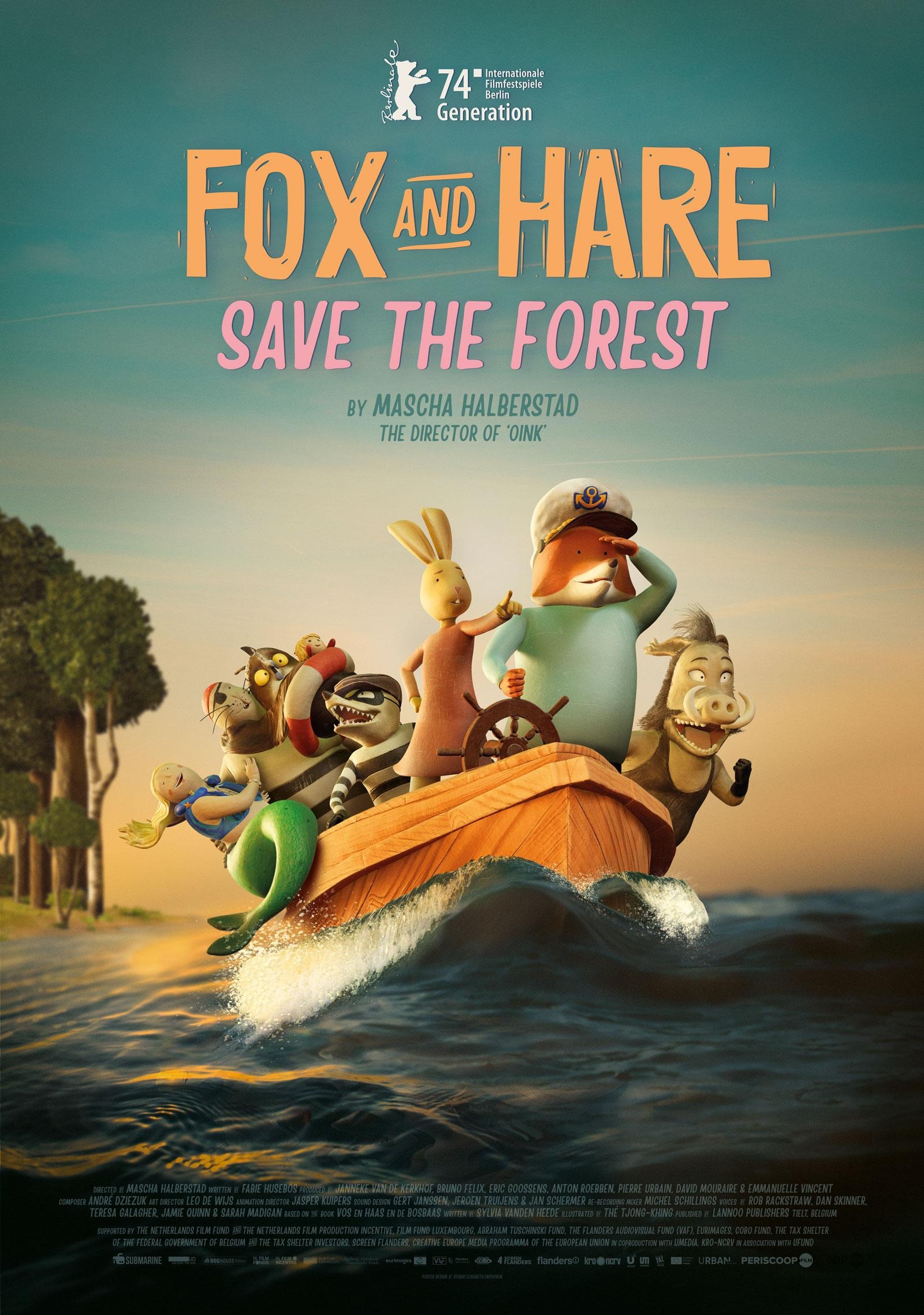 Mega Sized Movie Poster Image for Fox & Hare Save the Forest (#2 of 2)