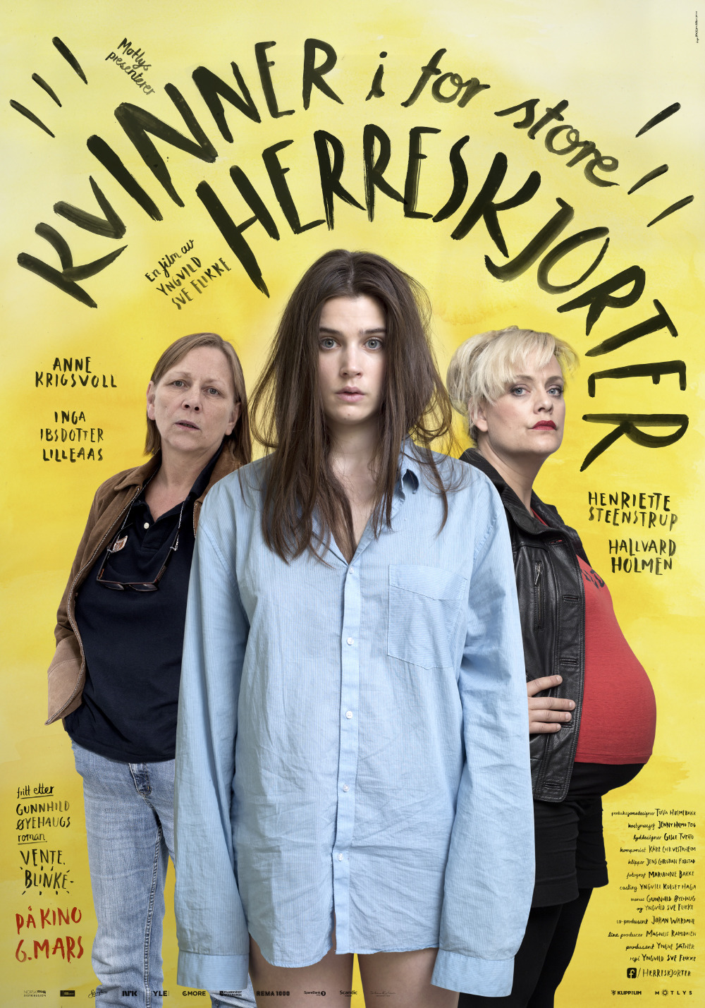 Extra Large Movie Poster Image for Kvinner i for store herreskjorter 