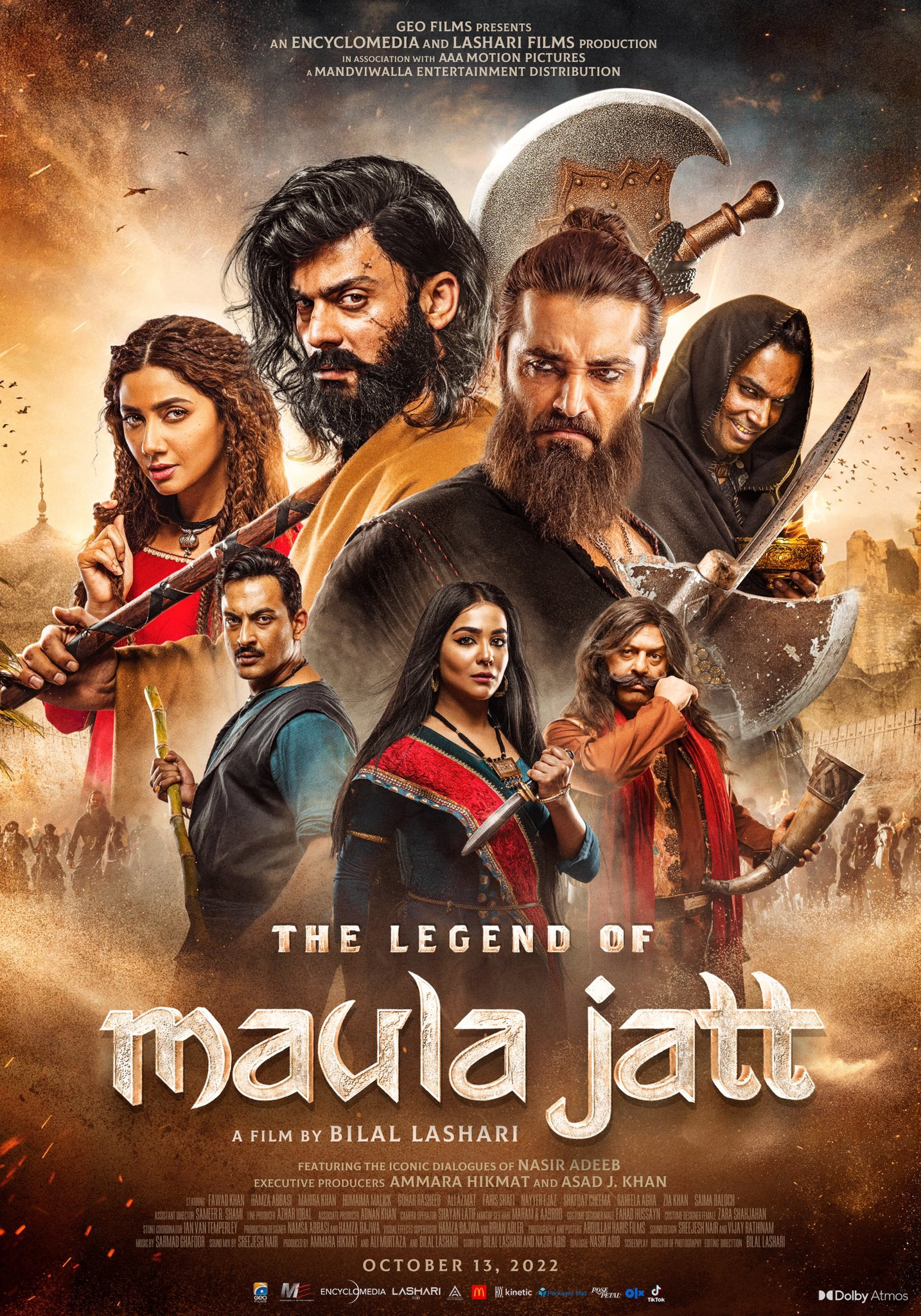 Mega Sized Movie Poster Image for The Legend of Maula Jatt (#1 of 8)