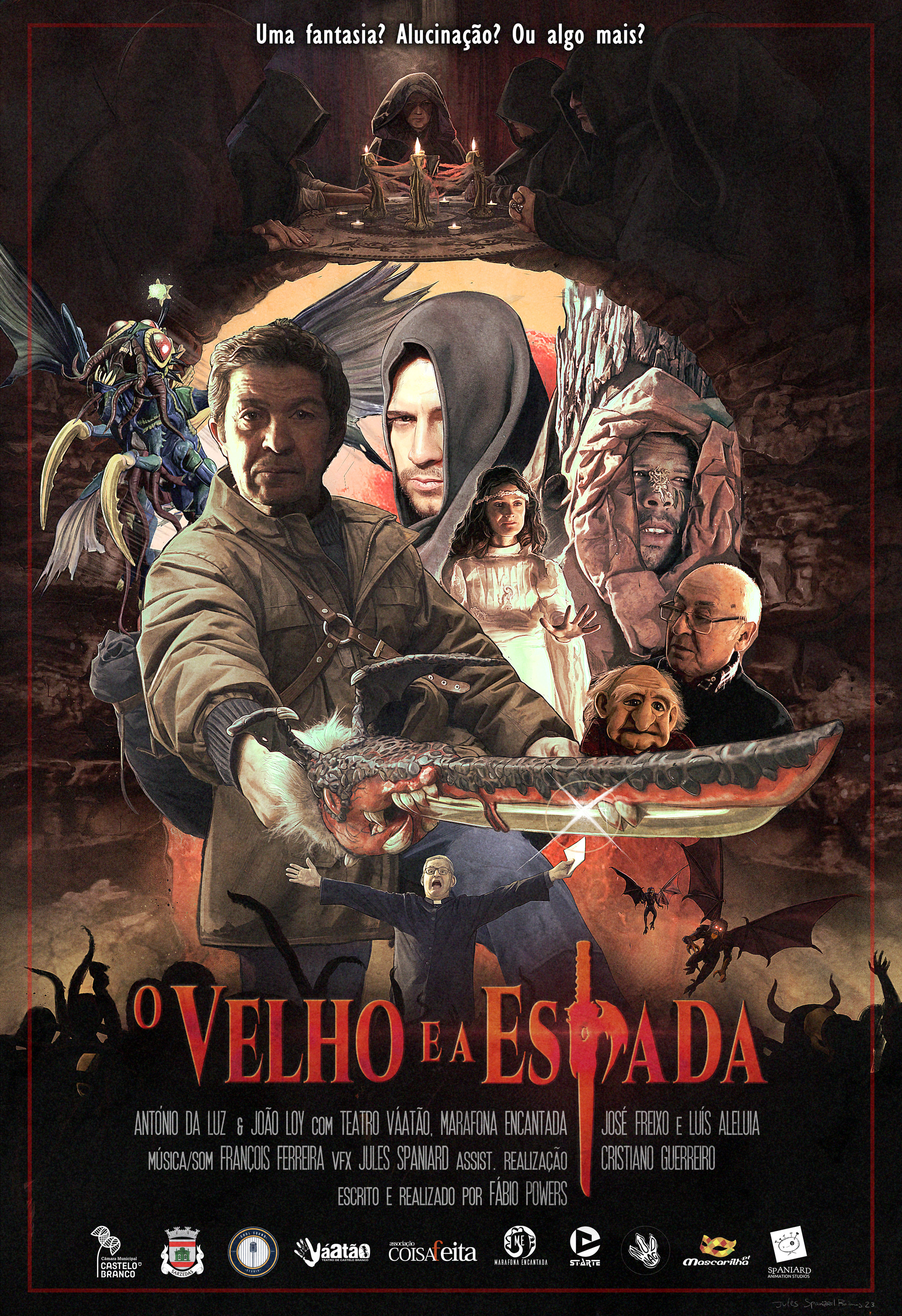 Mega Sized Movie Poster Image for O Velho e a Espada (#1 of 2)