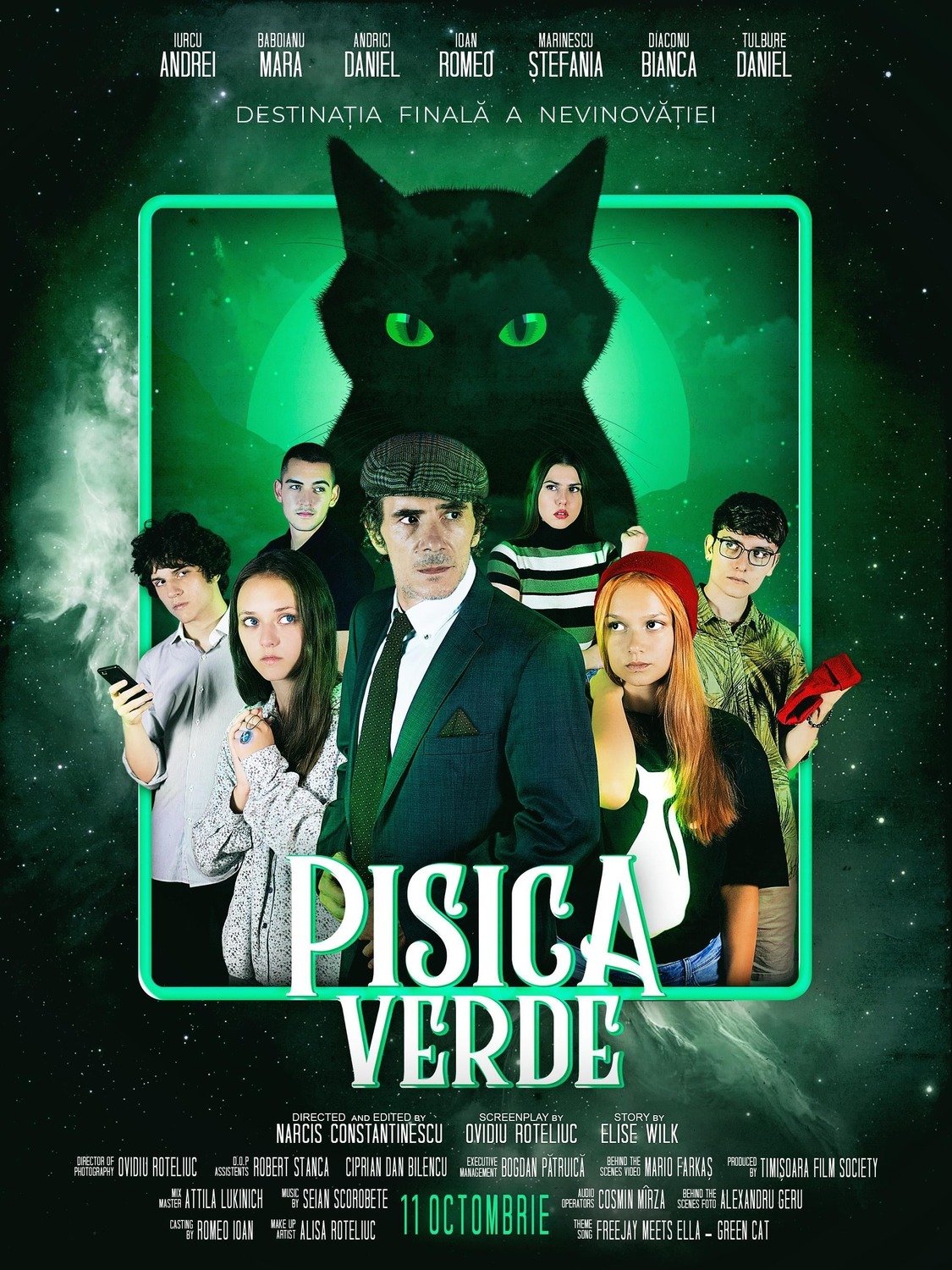 Extra Large Movie Poster Image for Pisica Verde 