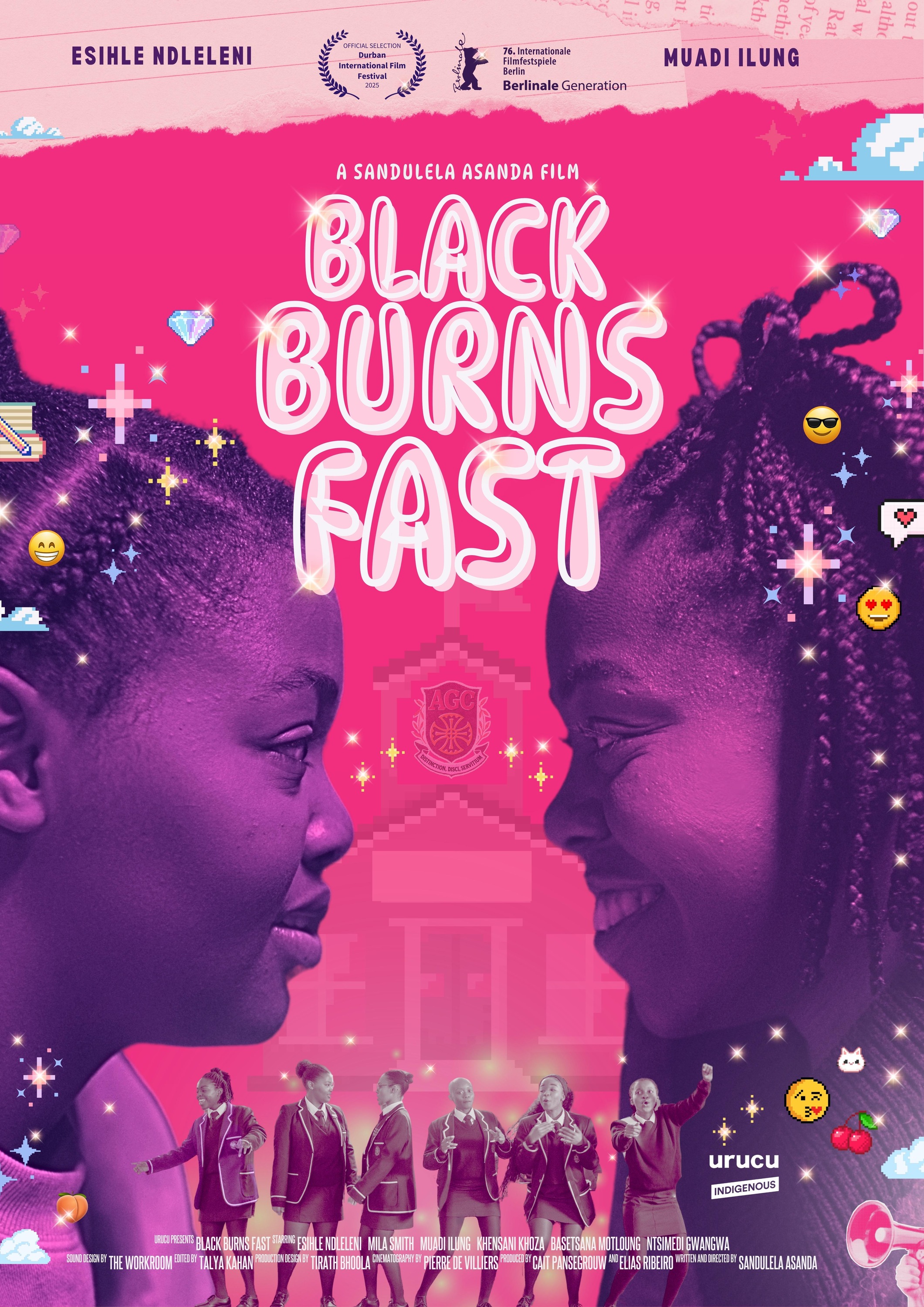 Mega Sized Movie Poster Image for Black Burns Fast 