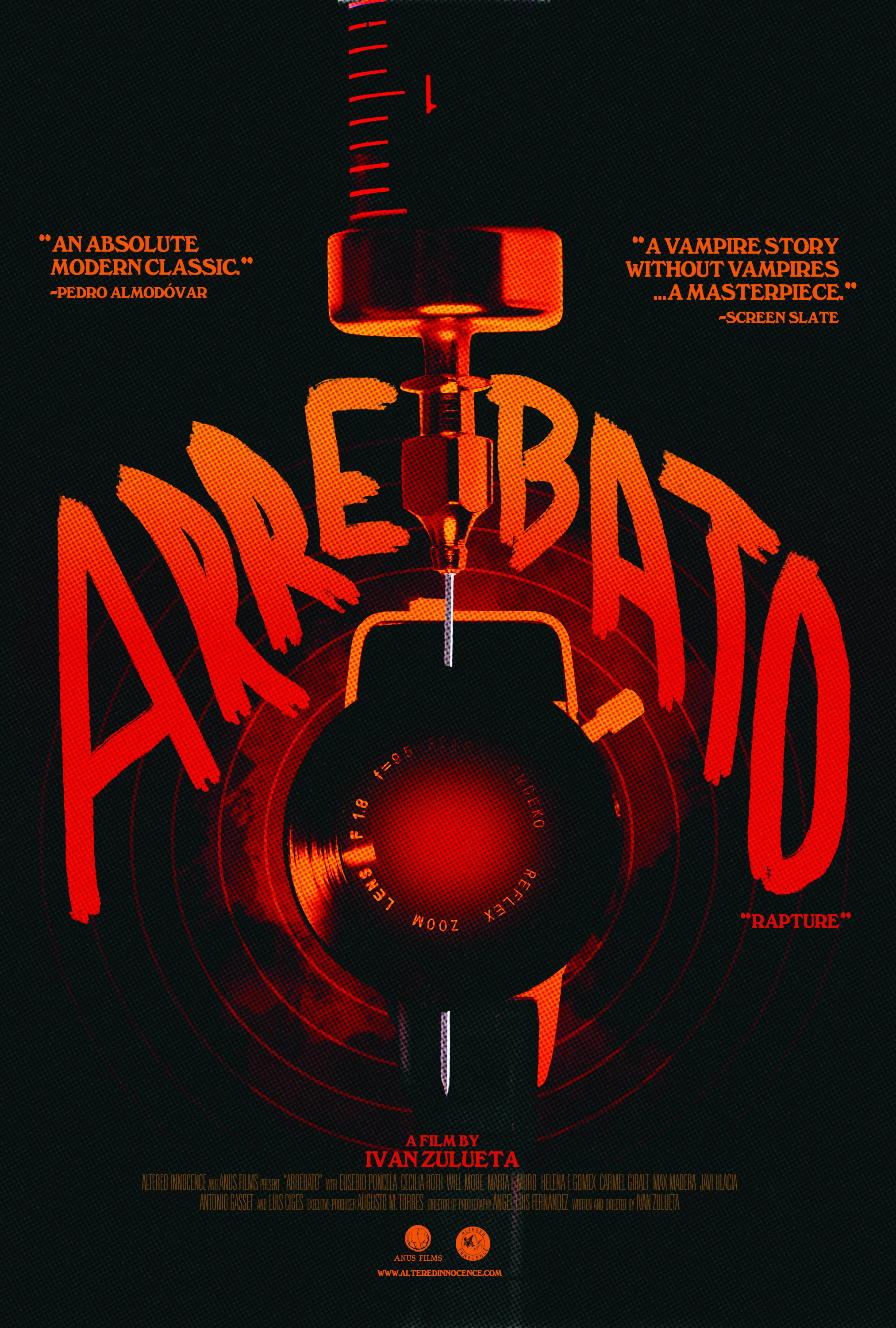 Mega Sized Movie Poster Image for Arrebato (#2 of 3)