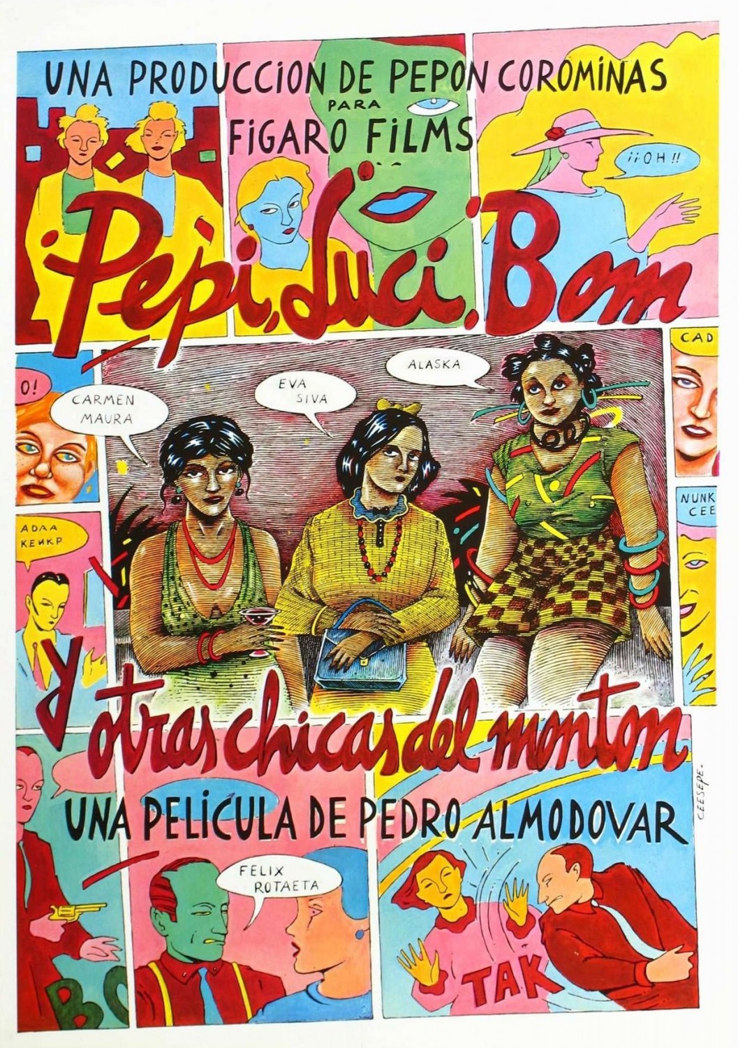 Extra Large Movie Poster Image for Pepi, Luci, Bom y otras chicas del montón 