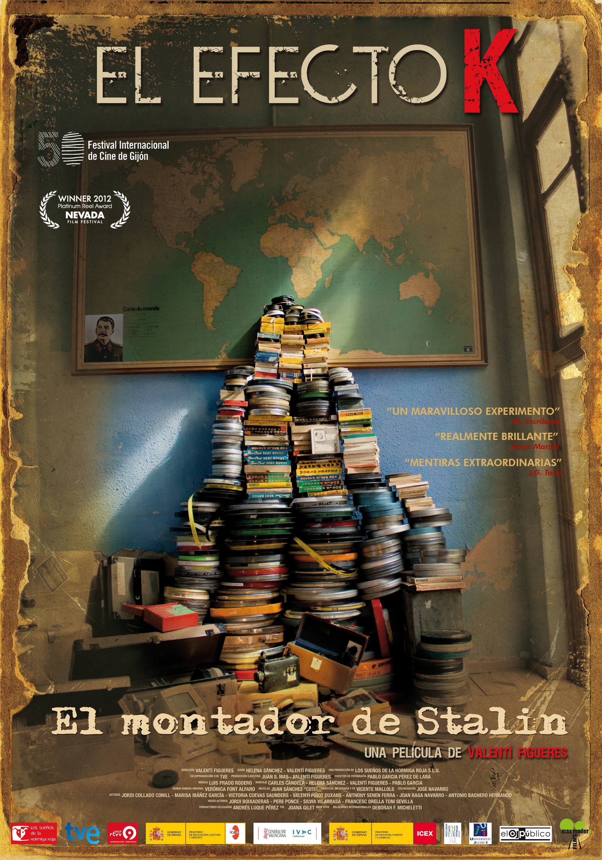 Mega Sized Movie Poster Image for El efecto K. El montador de Stalin 