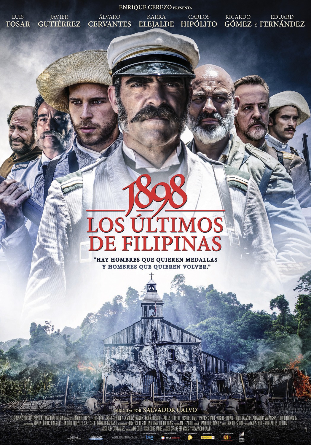 Extra Large Movie Poster Image for 1898. Los últimos de Filipinas (#2 of 3)