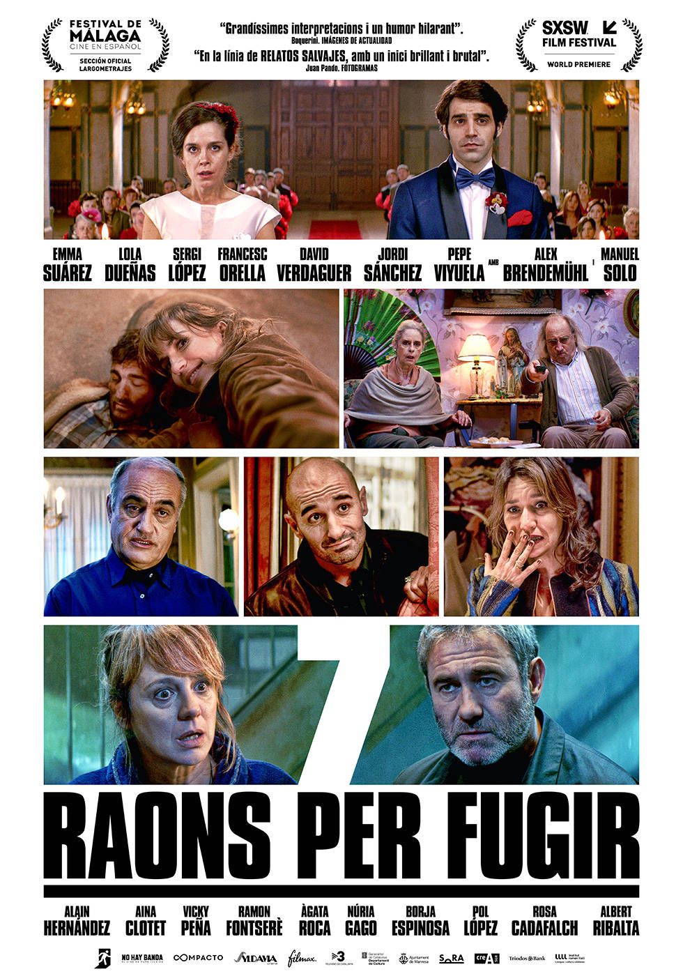 Extra Large Movie Poster Image for 7 raons per fugir 