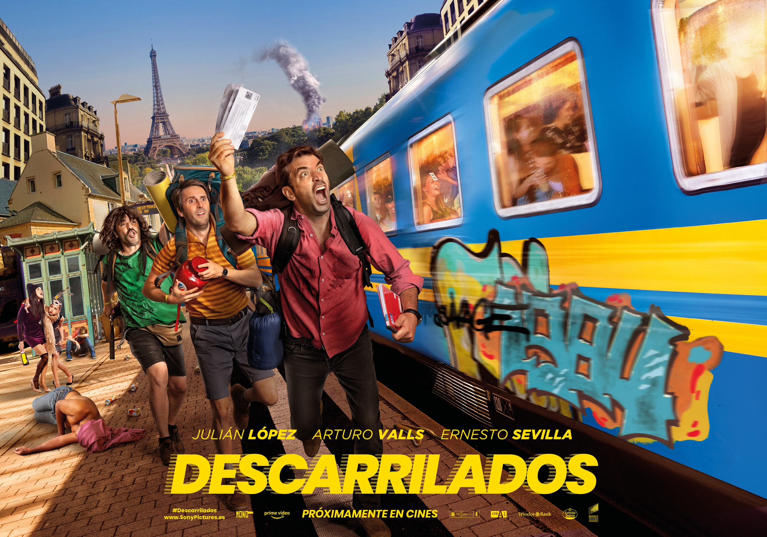 Mega Sized Movie Poster Image for Descarrilados (#2 of 3)
