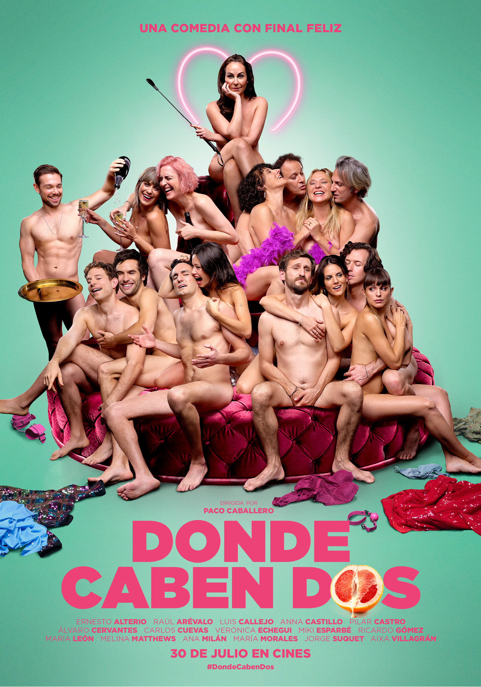 Mega Sized Movie Poster Image for Donde caben dos (#2 of 2)
