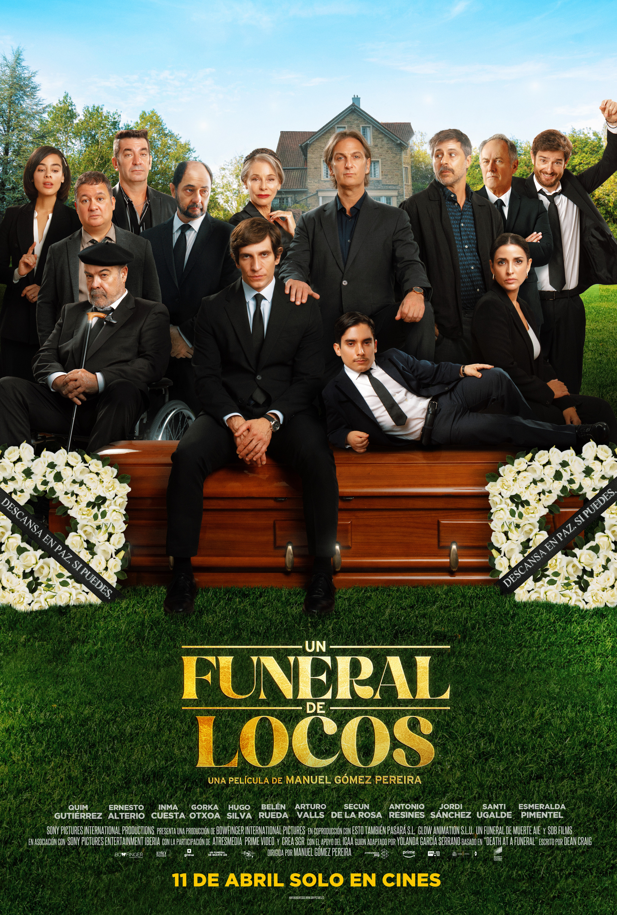 Mega Sized Movie Poster Image for Un funeral de locos (#2 of 2)