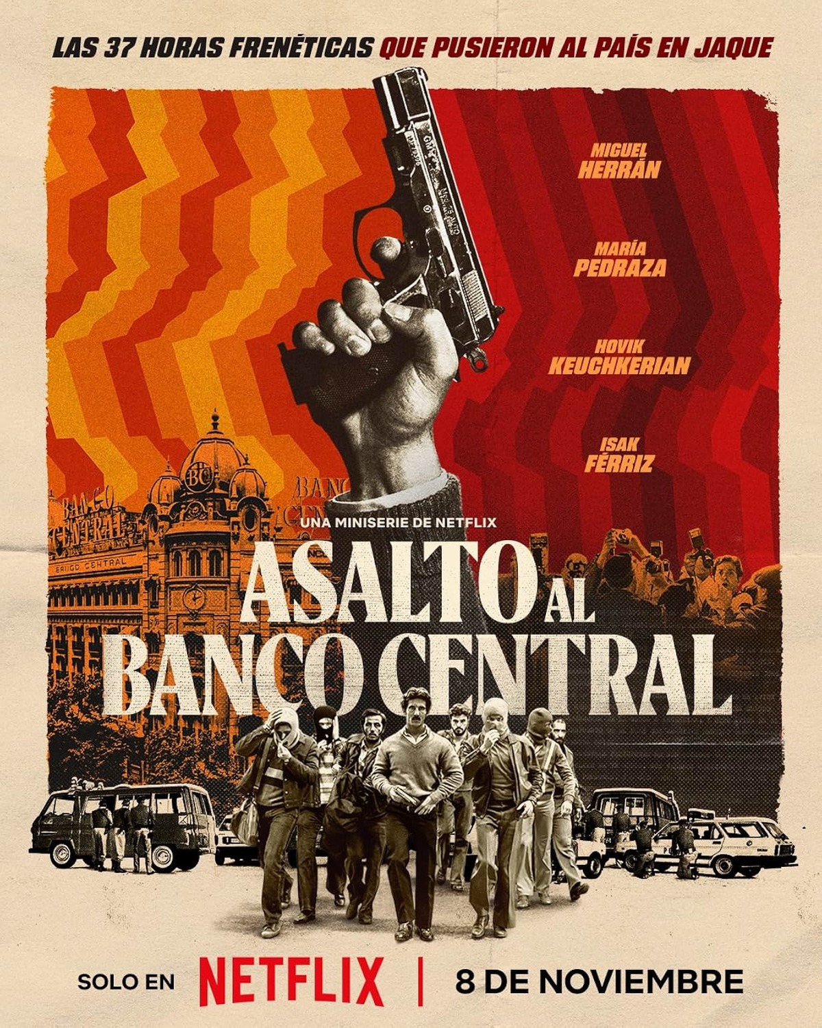 Extra Large TV Poster Image for Asalto al Banco Central 