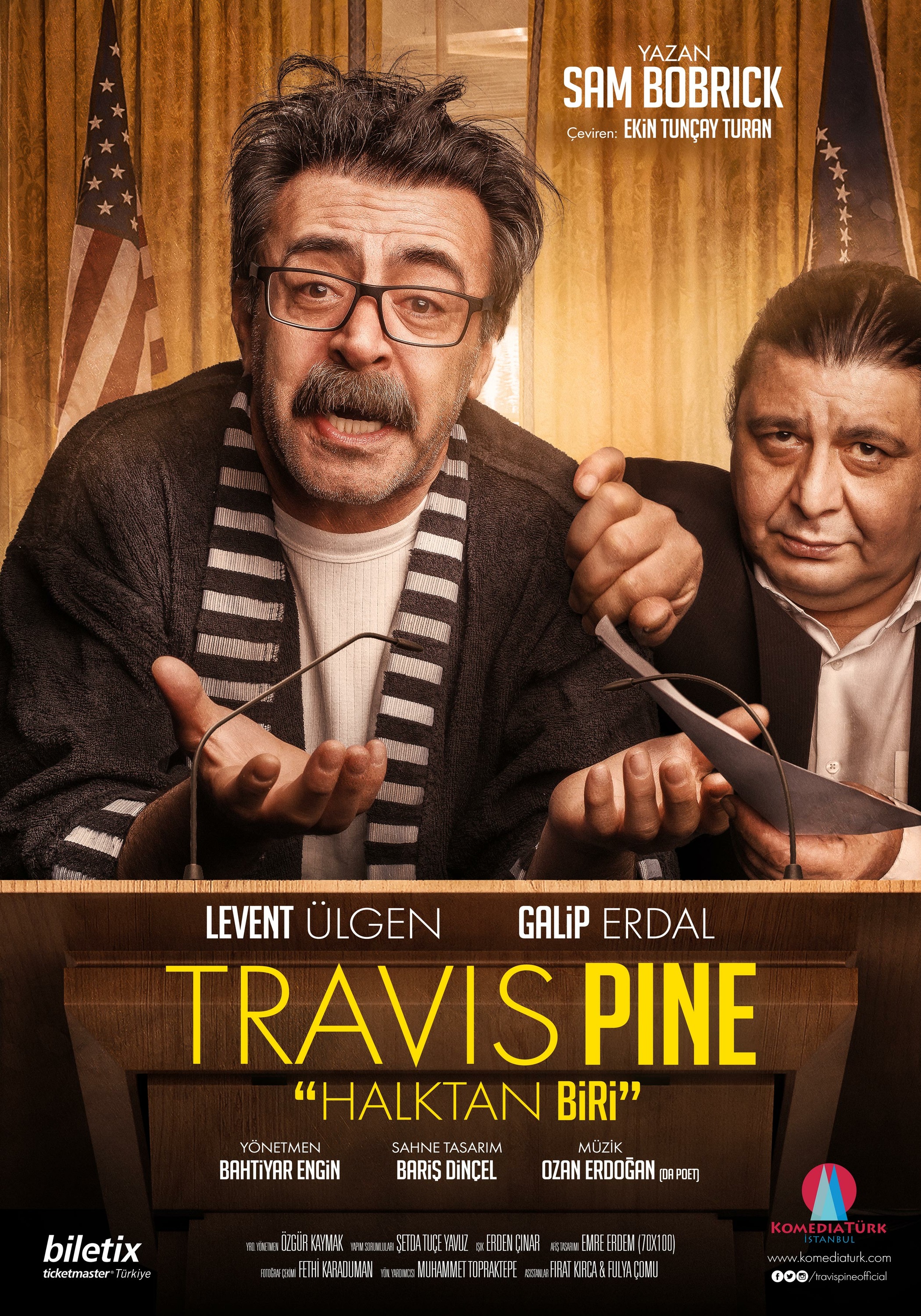 Mega Sized Movie Poster Image for Travis Pine: Halktan Biri 