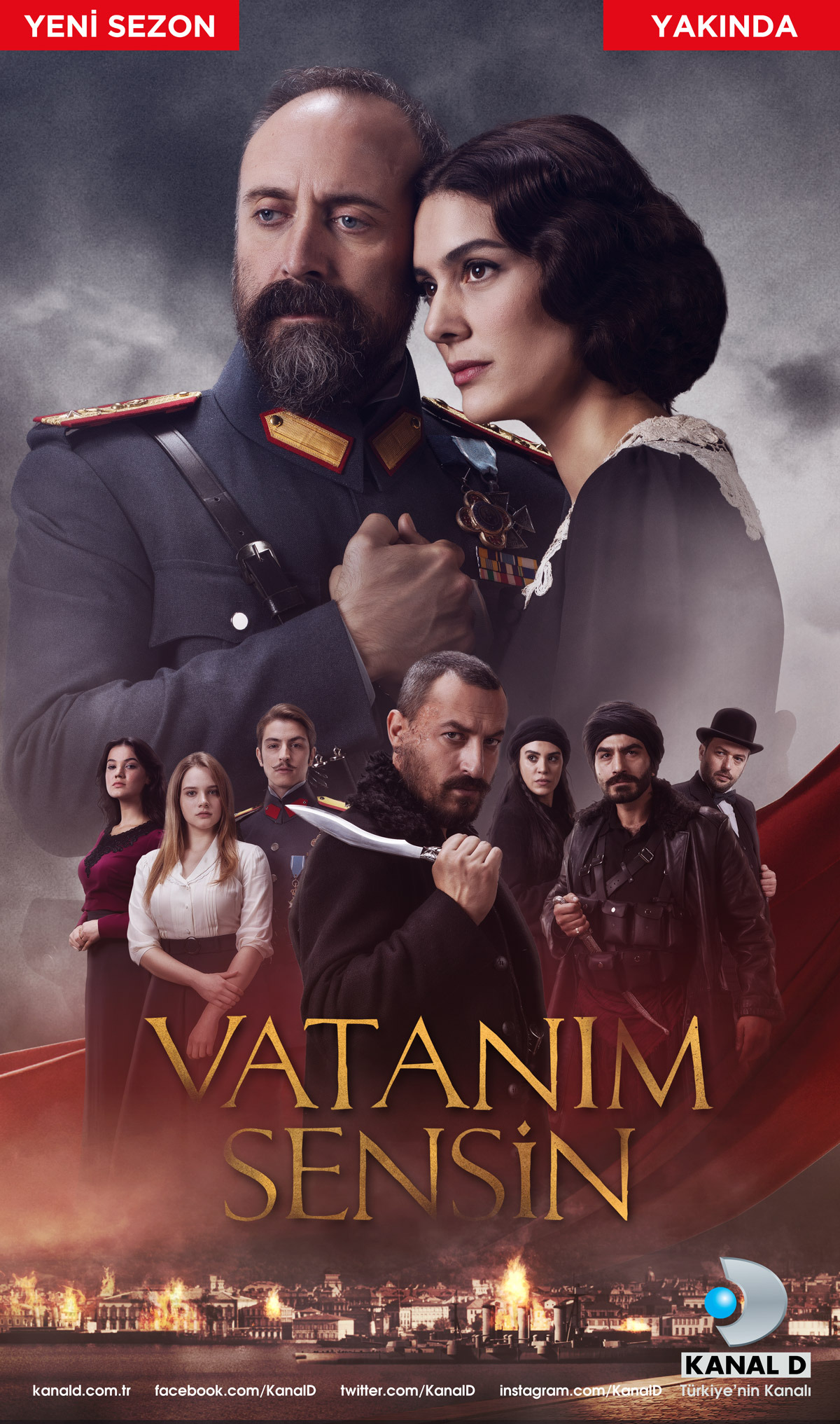 Mega Sized TV Poster Image for Vatanim Sensin (#3 of 3)