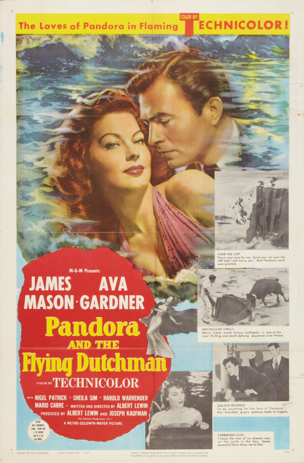 Extra Large Movie Poster Image for Pandora and the Flying Dutchman (#1 of 5)