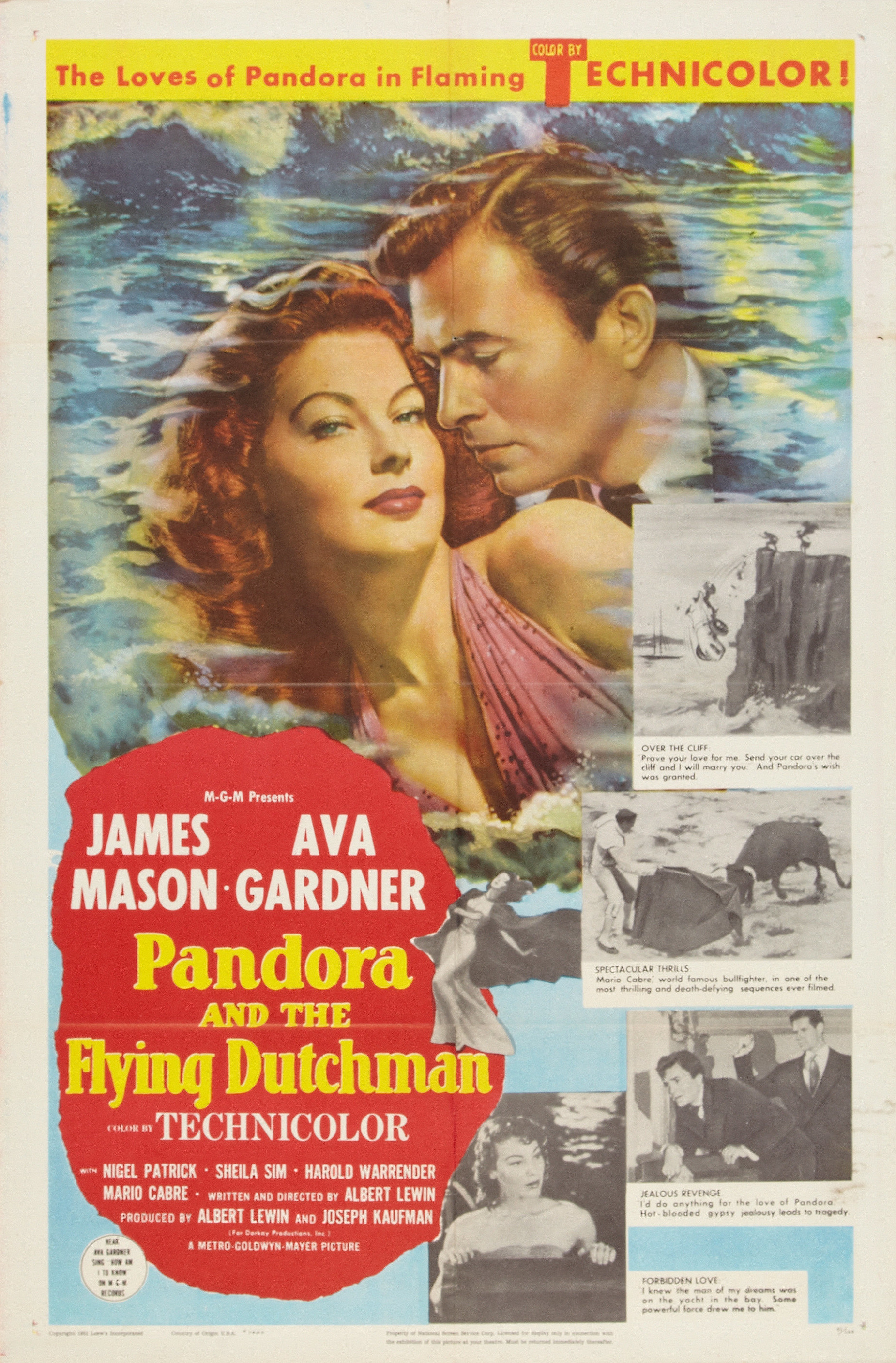 Mega Sized Movie Poster Image for Pandora and the Flying Dutchman (#1 of 5)