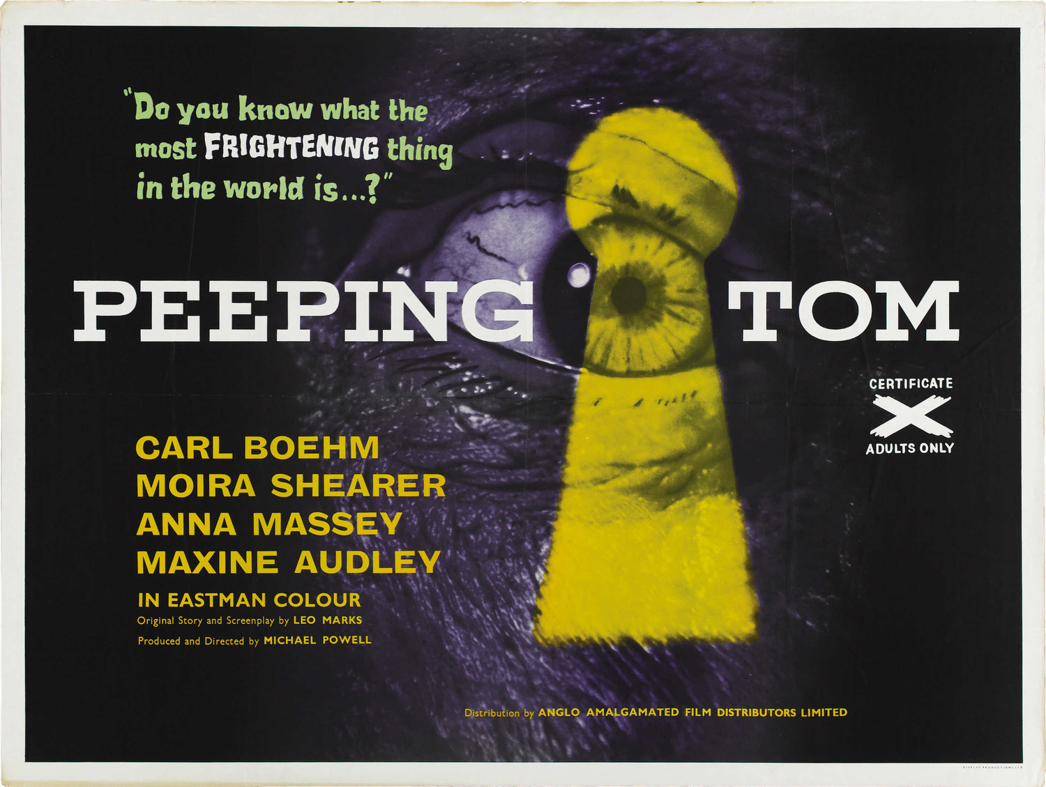 Extra Large Movie Poster Image for Peeping Tom (#1 of 3)