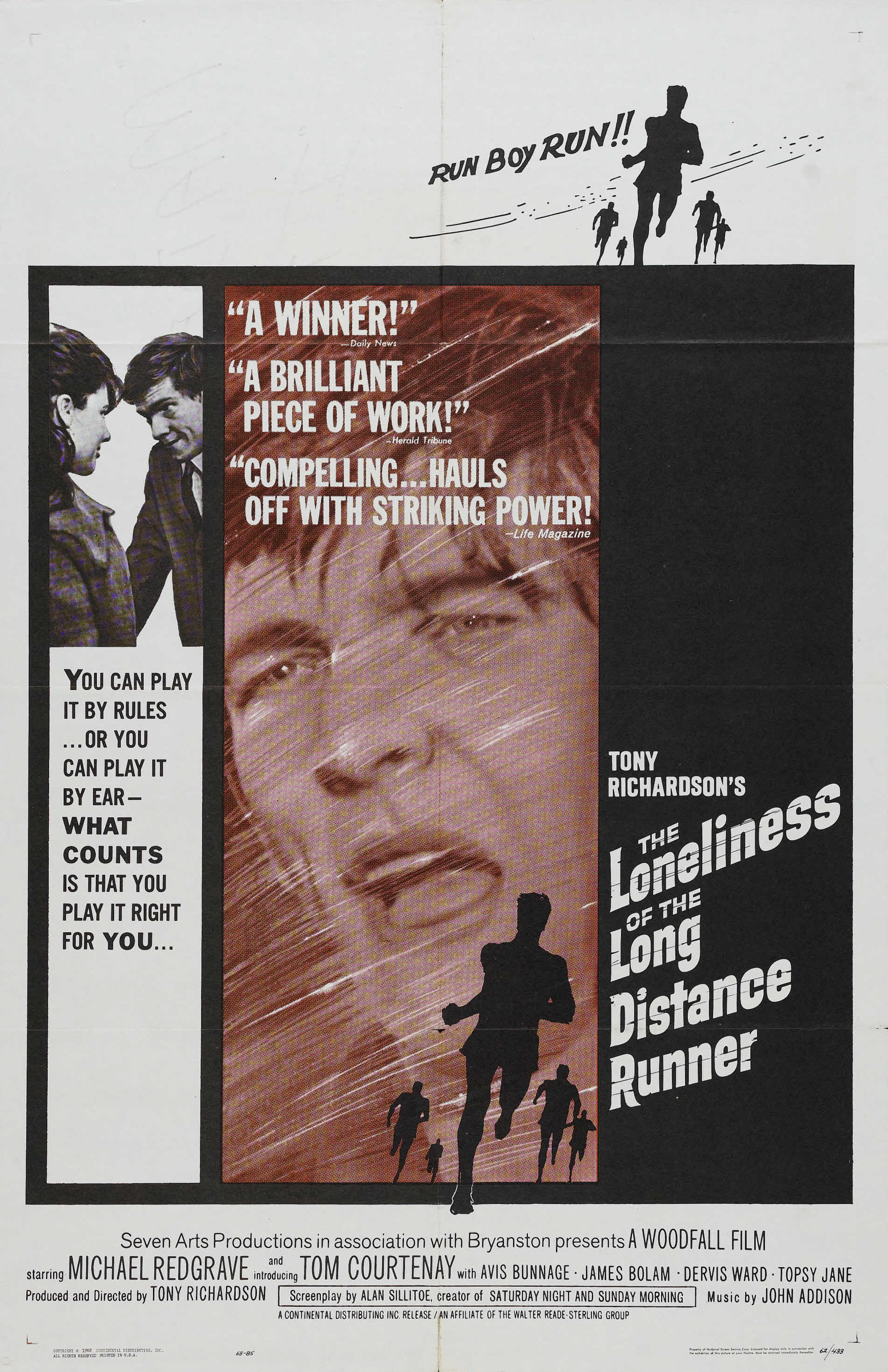 Mega Sized Movie Poster Image for The Loneliness of the Long Distance Runner (#1 of 2)