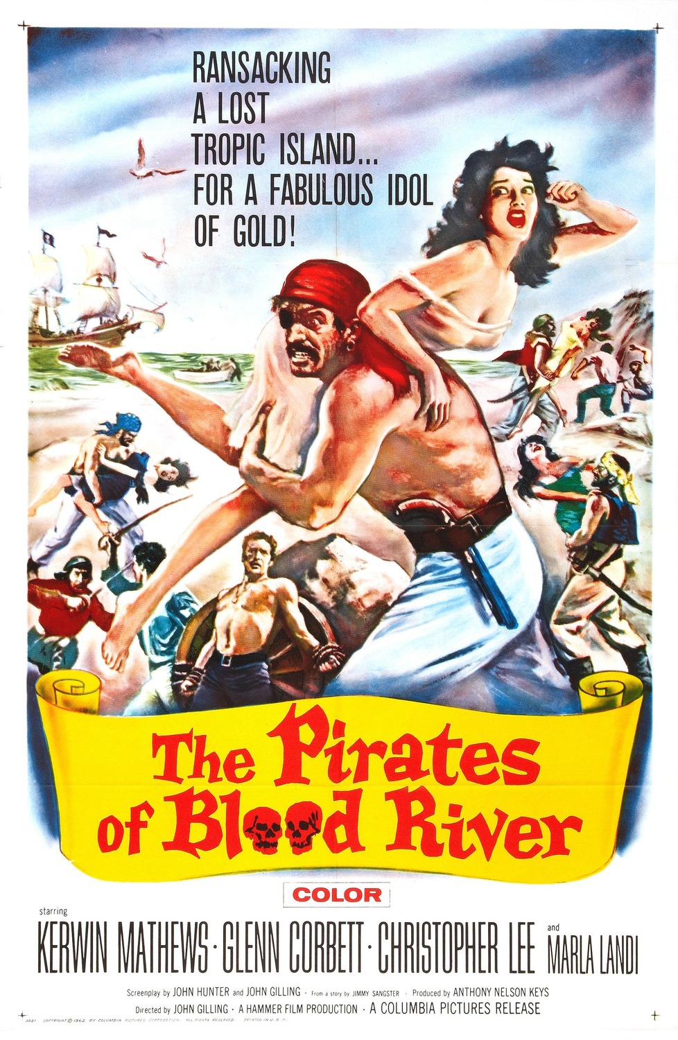 Extra Large Movie Poster Image for The Pirates of Blood River 