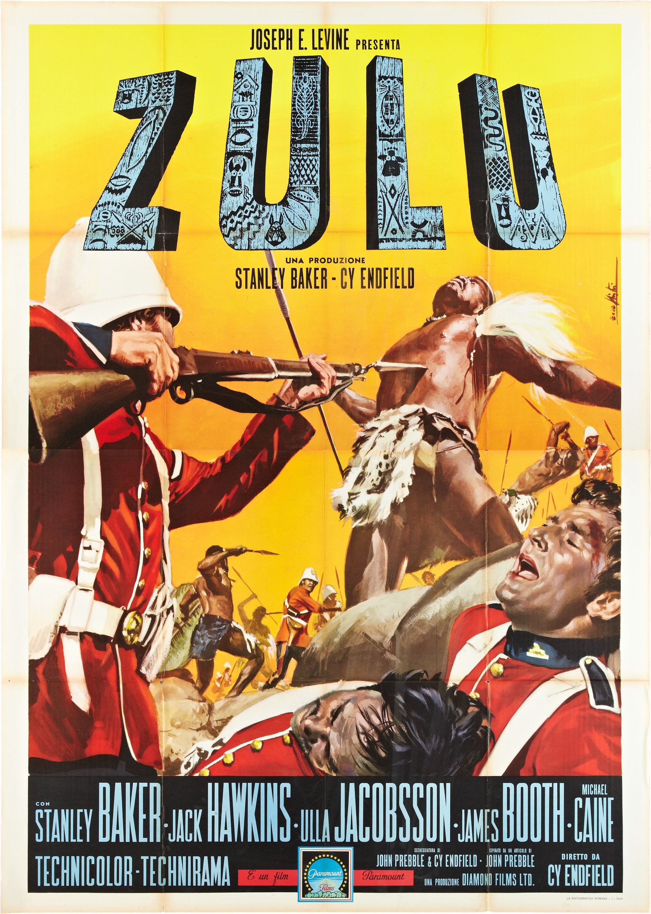 Mega Sized Movie Poster Image for Zulu (#3 of 8)
