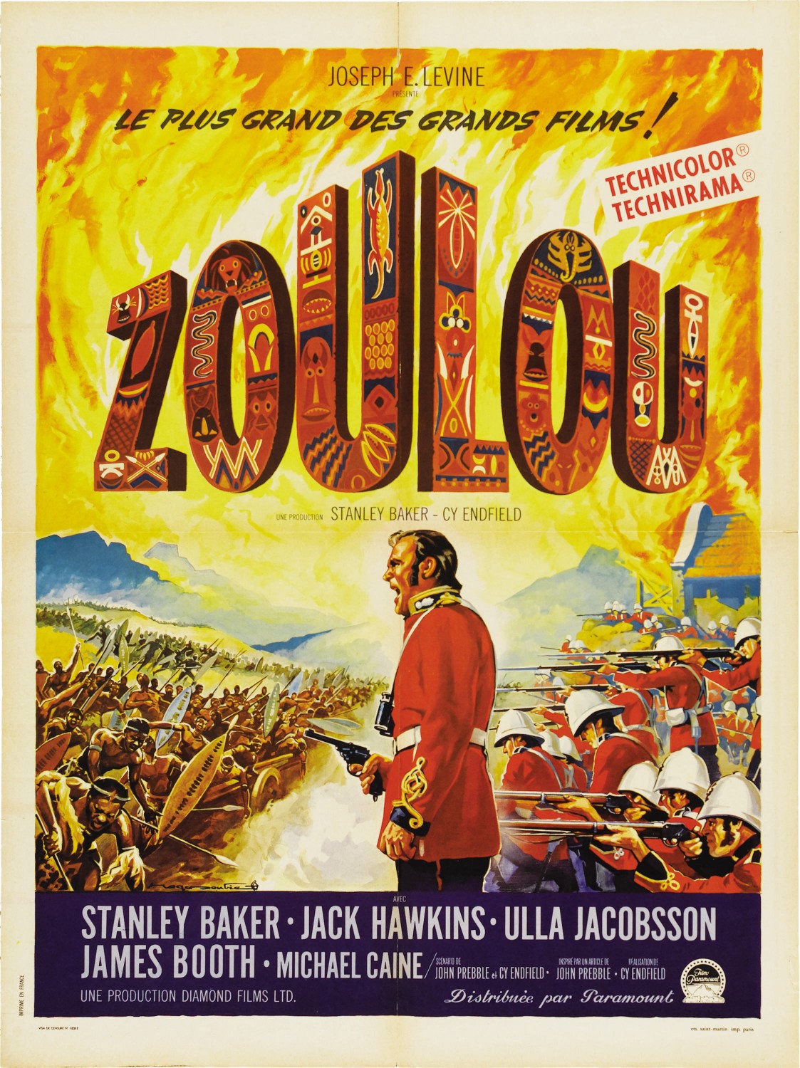 Extra Large Movie Poster Image for Zulu (#5 of 8)