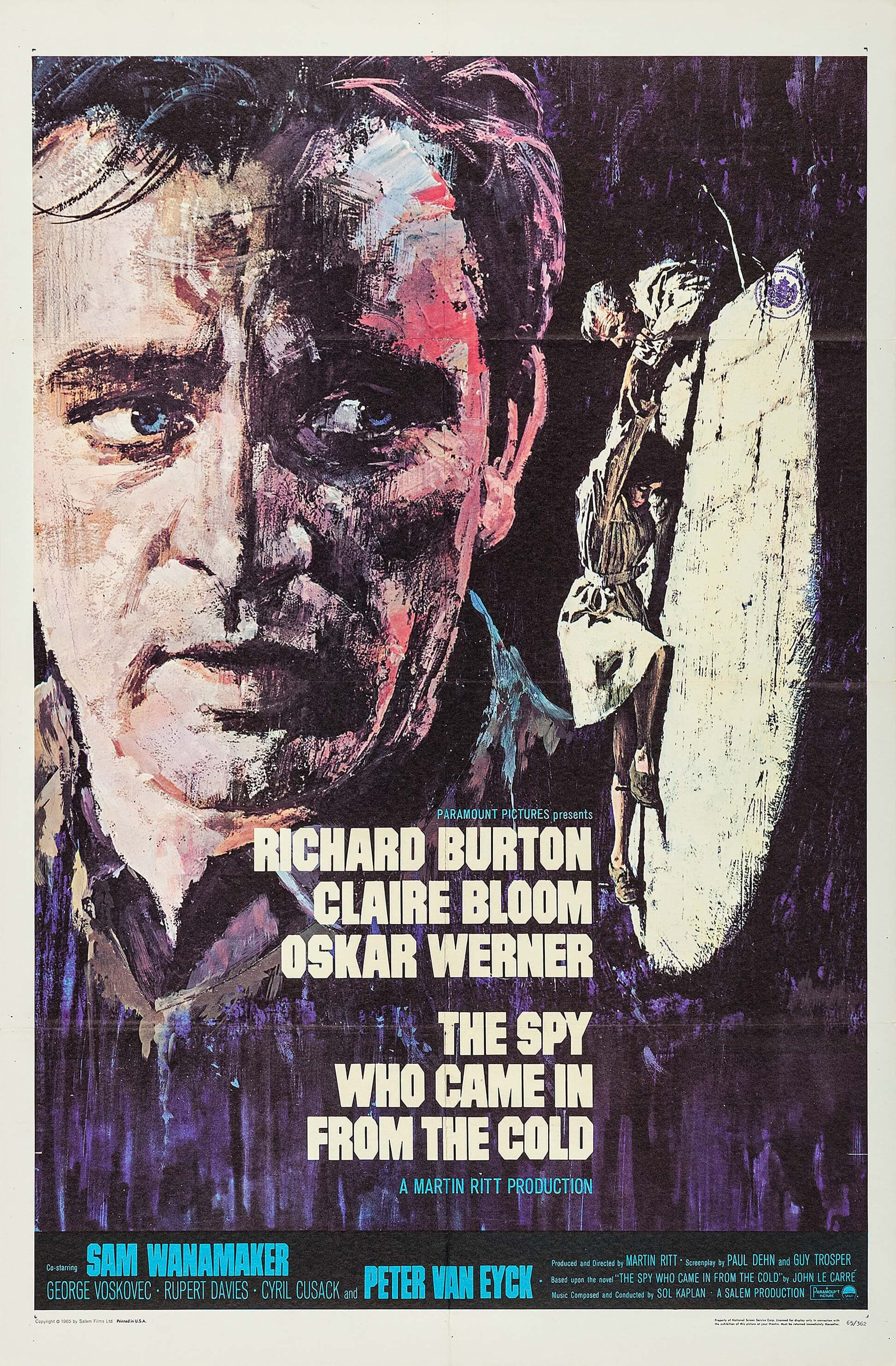 Mega Sized Movie Poster Image for The Spy Who Came in from the Cold (#2 of 4)