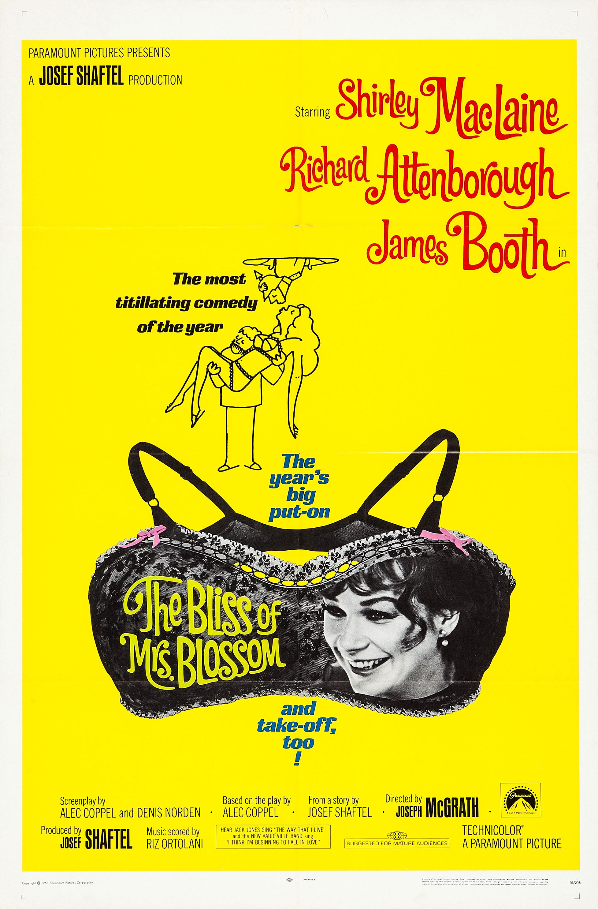 Mega Sized Movie Poster Image for The Bliss of Mrs. Blossom 