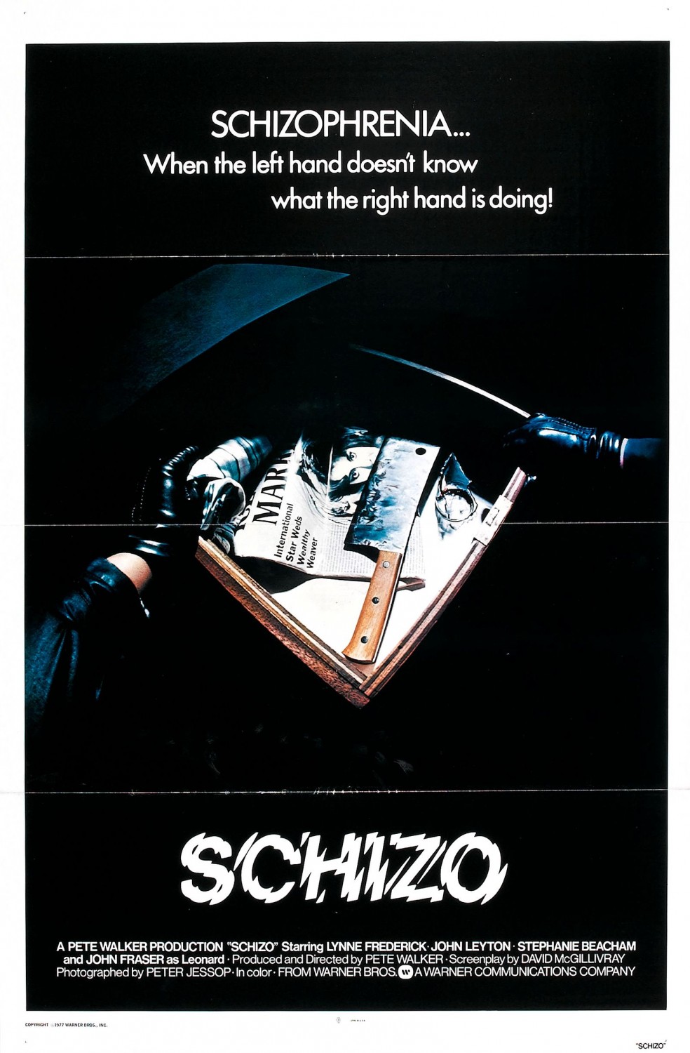 Extra Large Movie Poster Image for Schizo (#1 of 2)