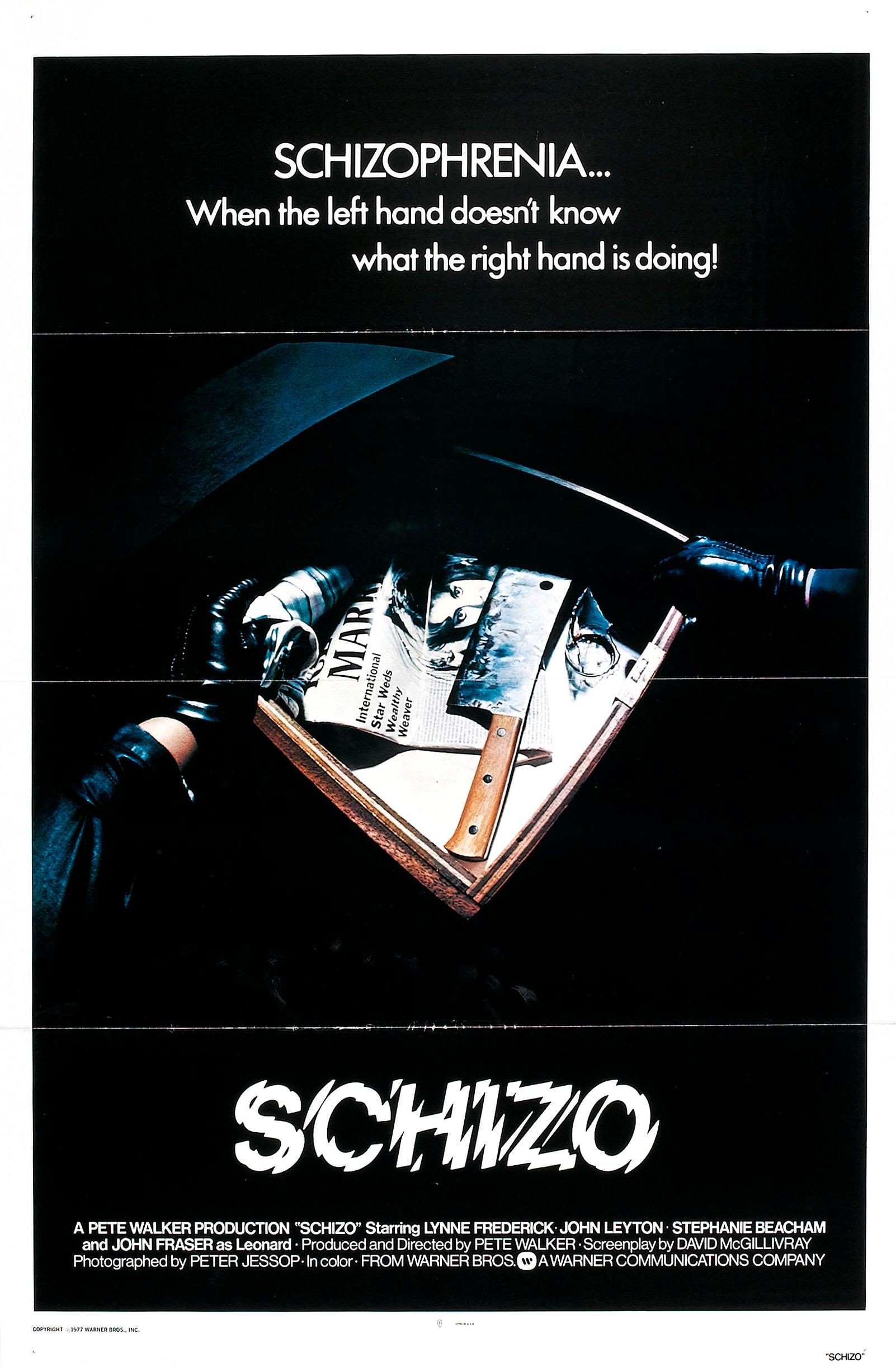 Mega Sized Movie Poster Image for Schizo (#1 of 2)