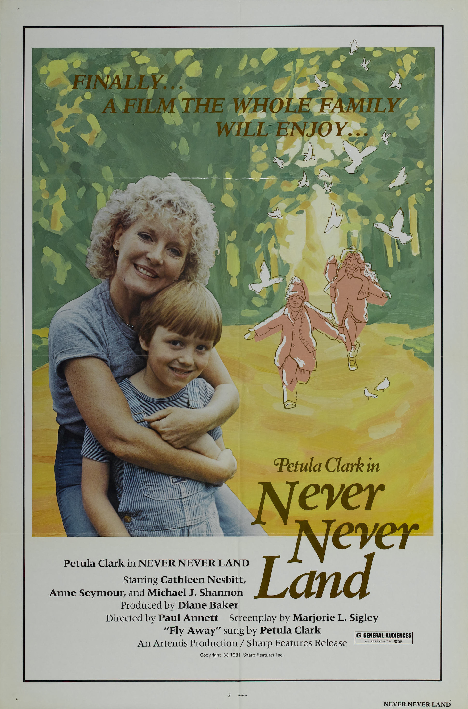 Mega Sized Movie Poster Image for Never Never Land 