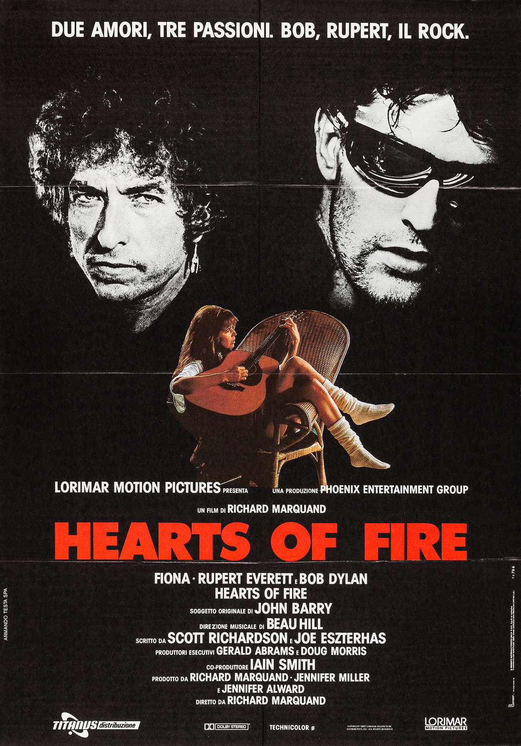 Extra Large Movie Poster Image for Hearts of Fire 