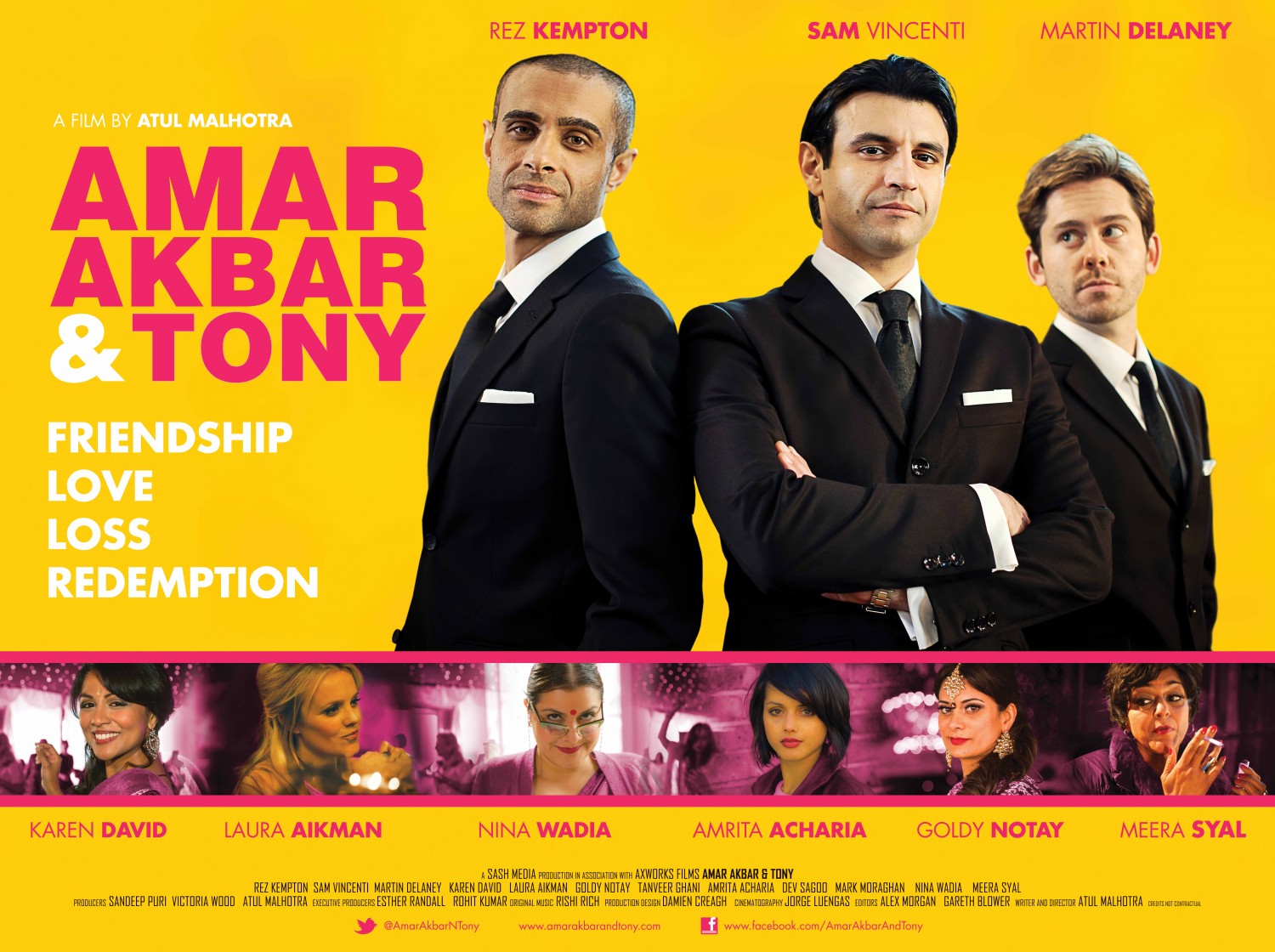 Extra Large Movie Poster Image for Amar Akbar & Tony 