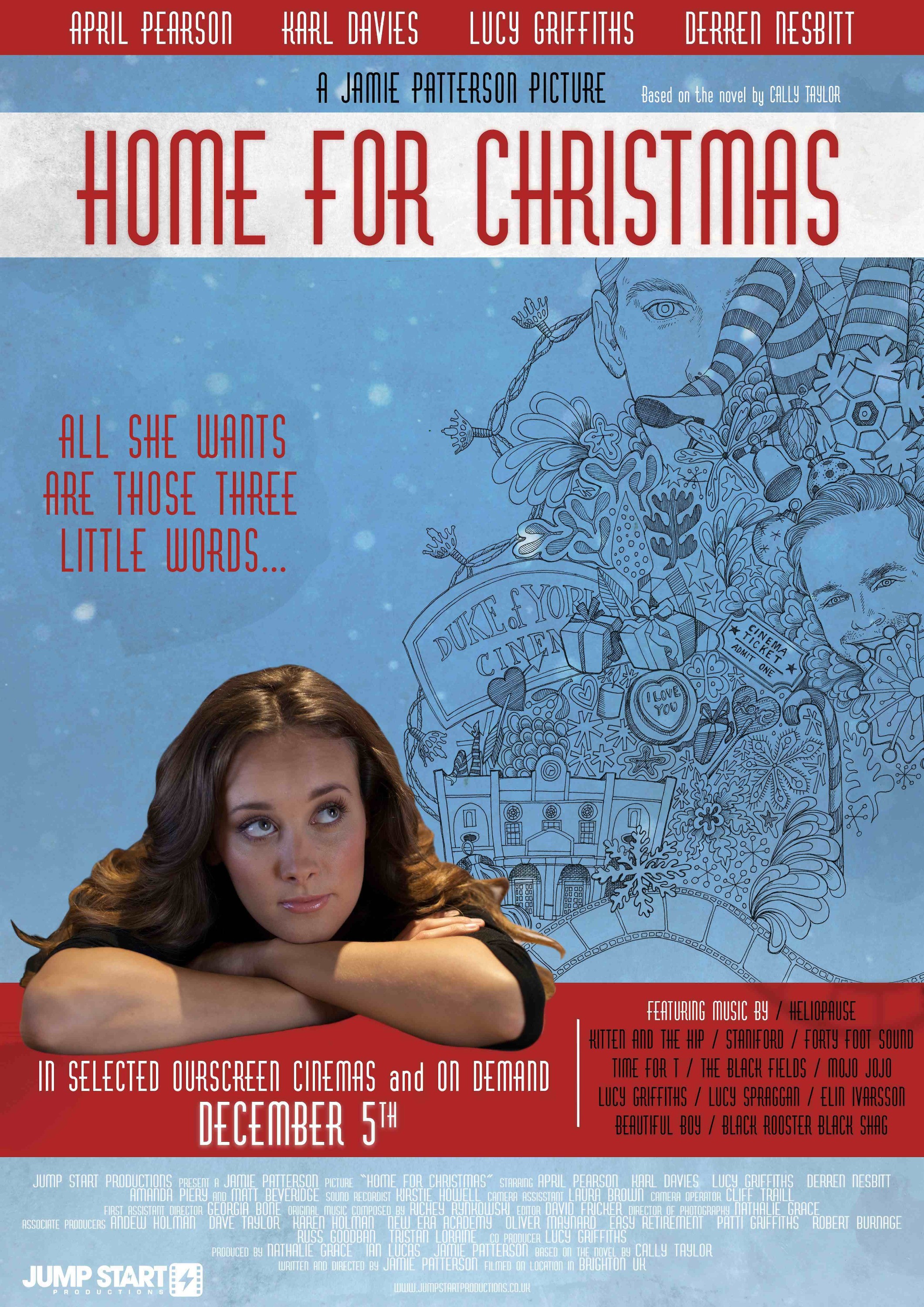 Mega Sized Movie Poster Image for Home for Christmas 