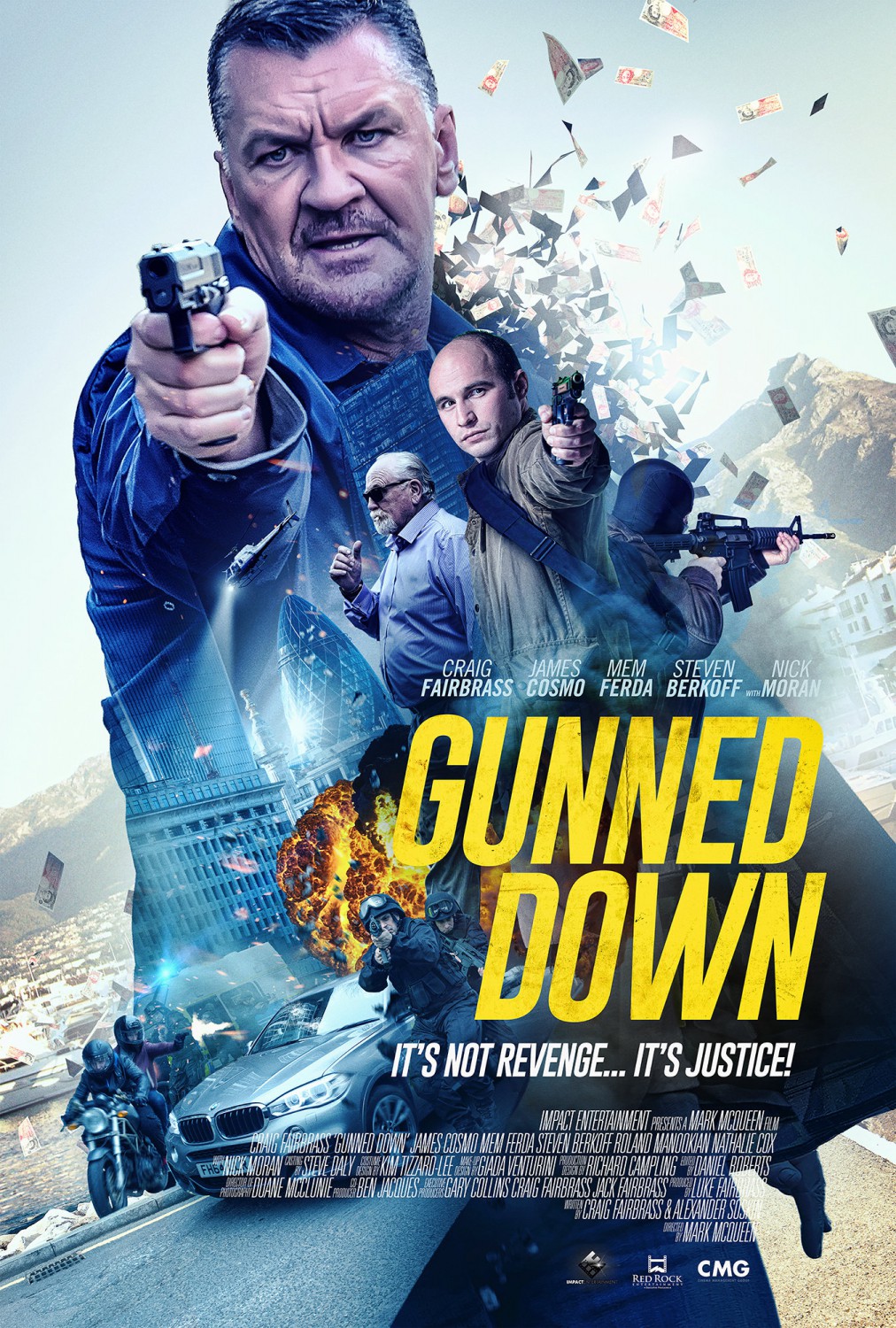Extra Large Movie Poster Image for Gunned Down 