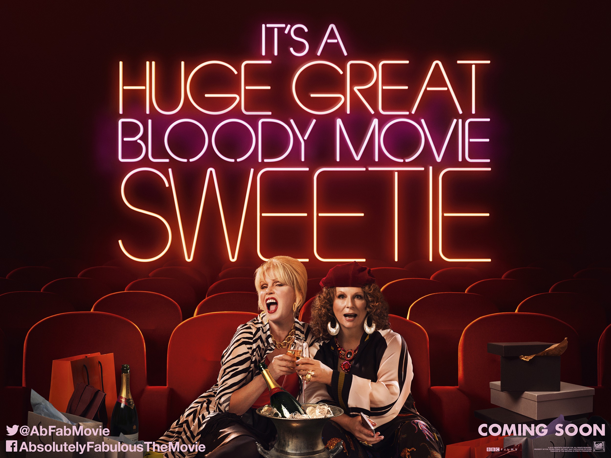 Mega Sized Movie Poster Image for Absolutely Fabulous: The Movie (#1 of 3)