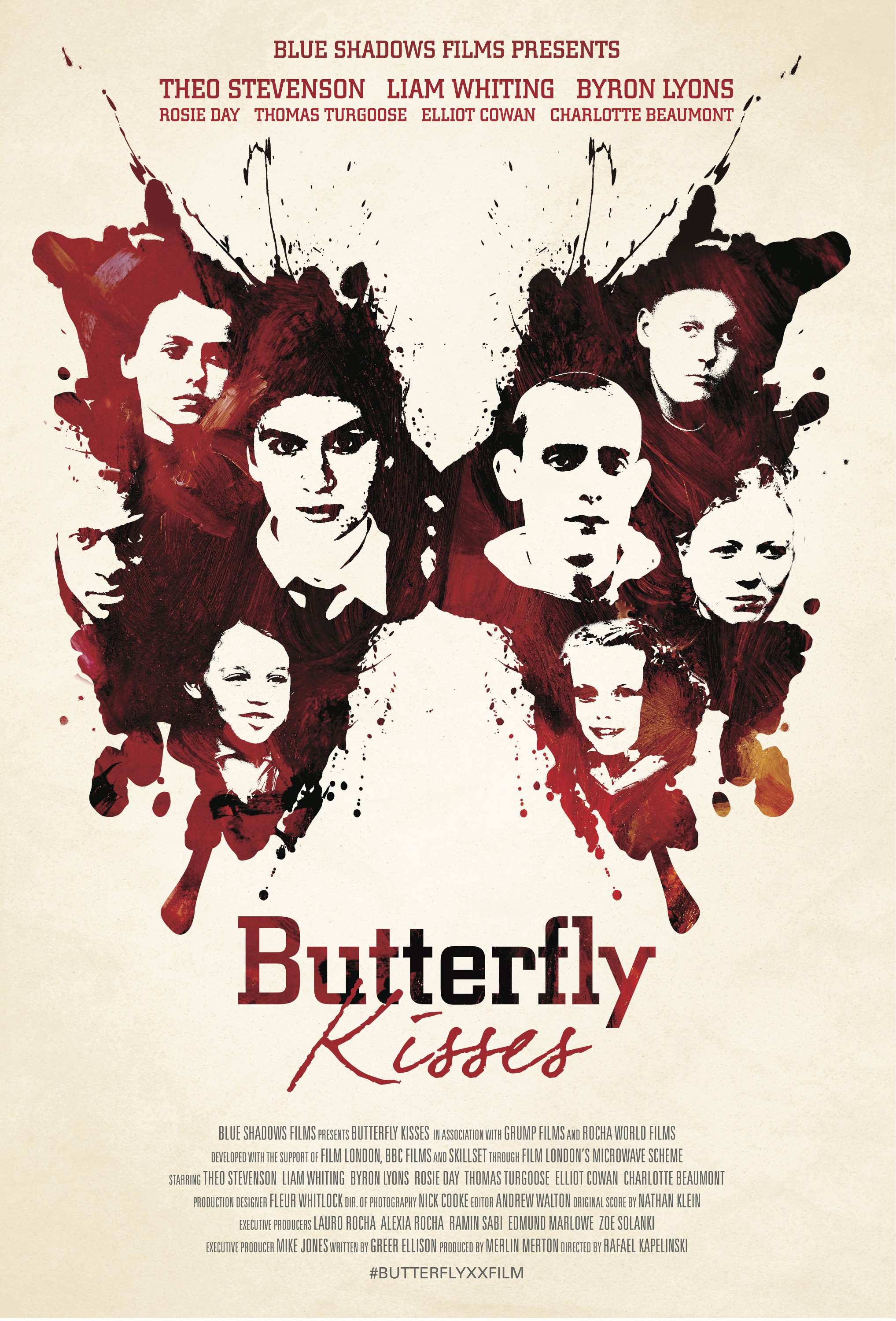 Mega Sized Movie Poster Image for Butterfly Kisses 
