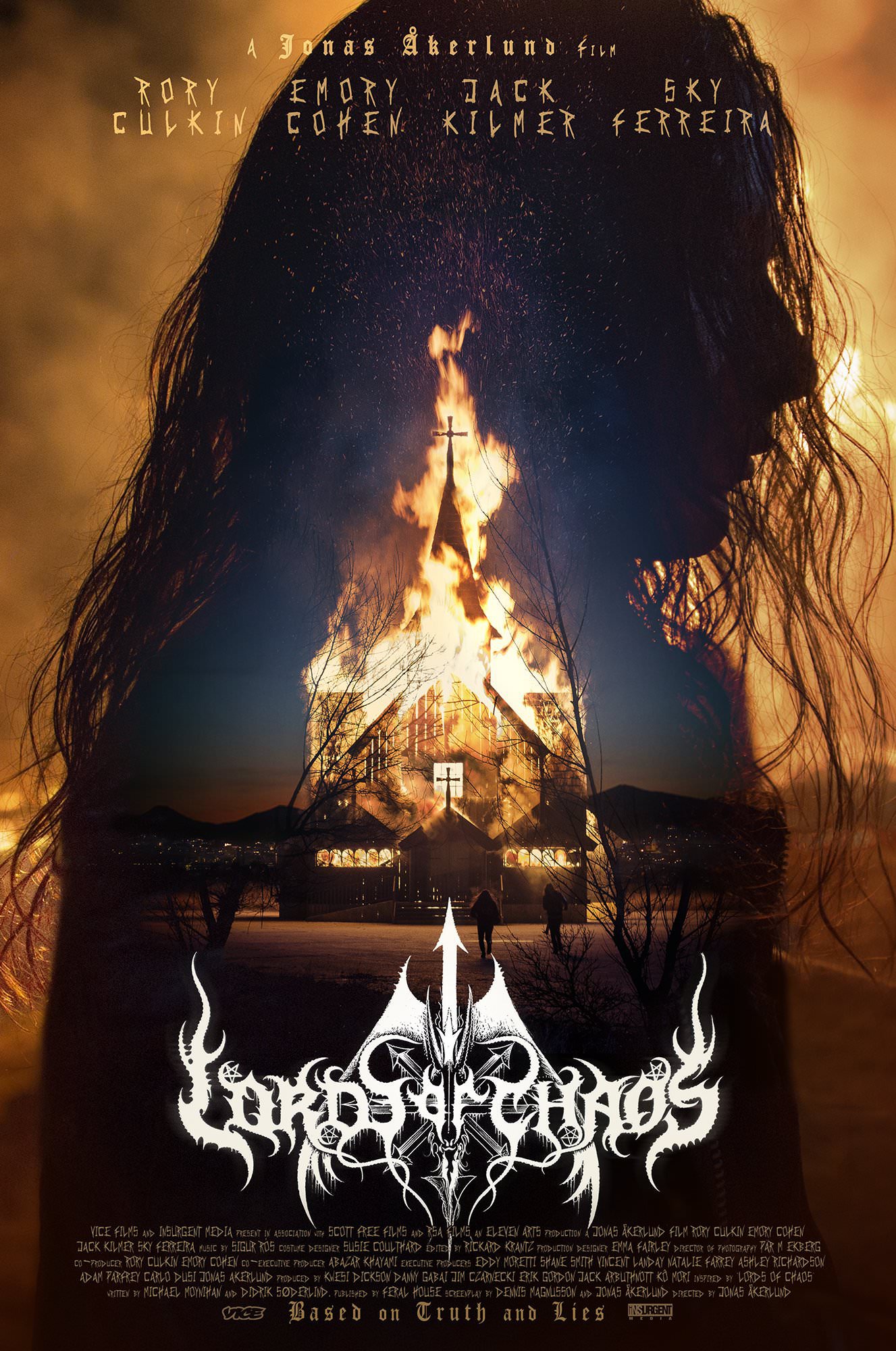 Mega Sized Movie Poster Image for Lords of Chaos (#1 of 3)