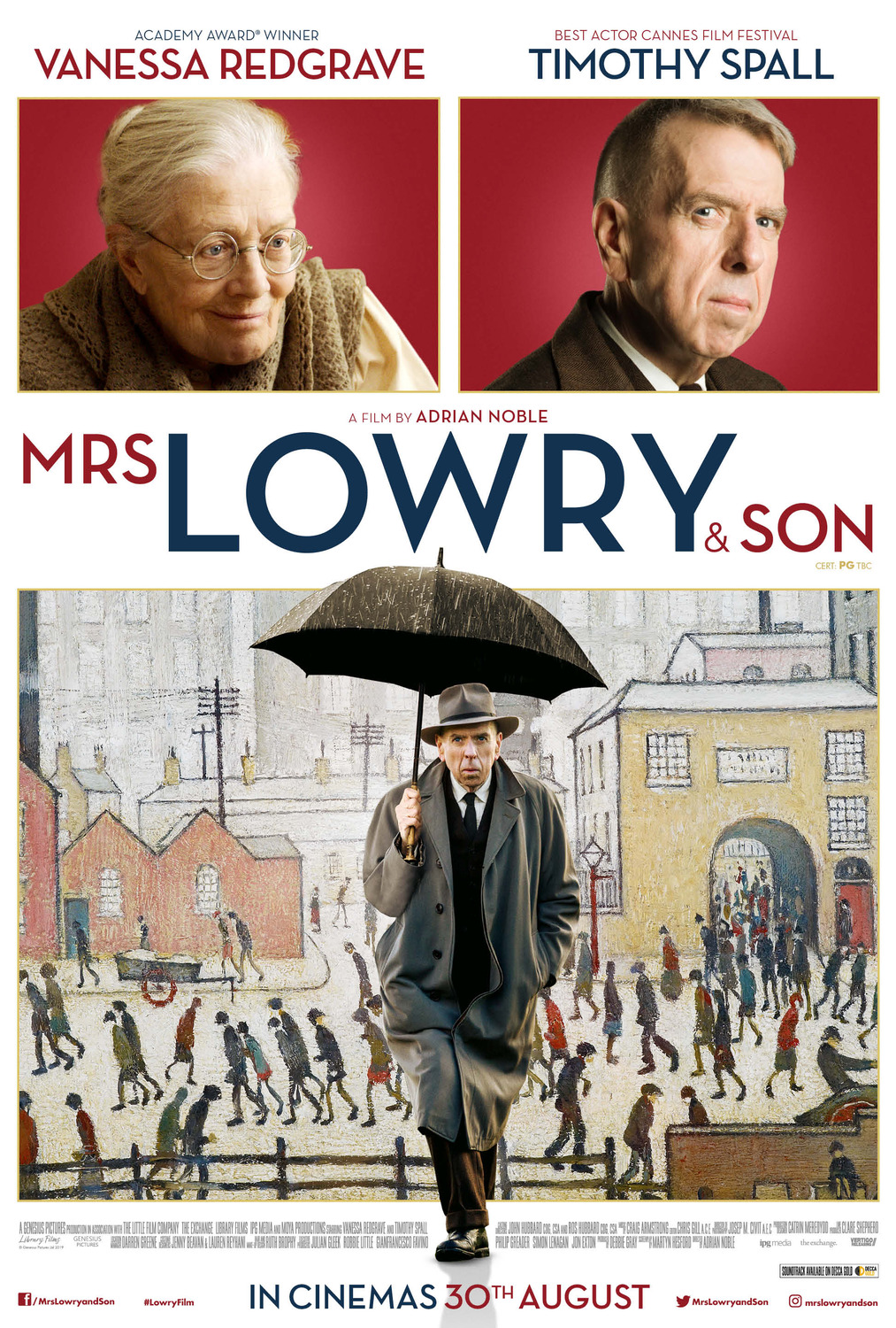 Extra Large Movie Poster Image for Mrs Lowry & Son (#1 of 2)