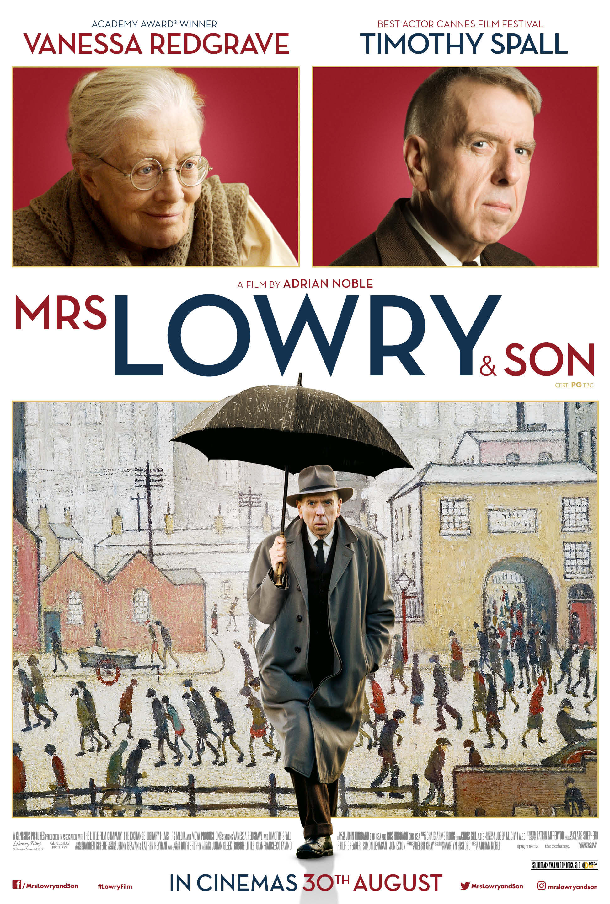 Mega Sized Movie Poster Image for Mrs Lowry & Son (#1 of 2)