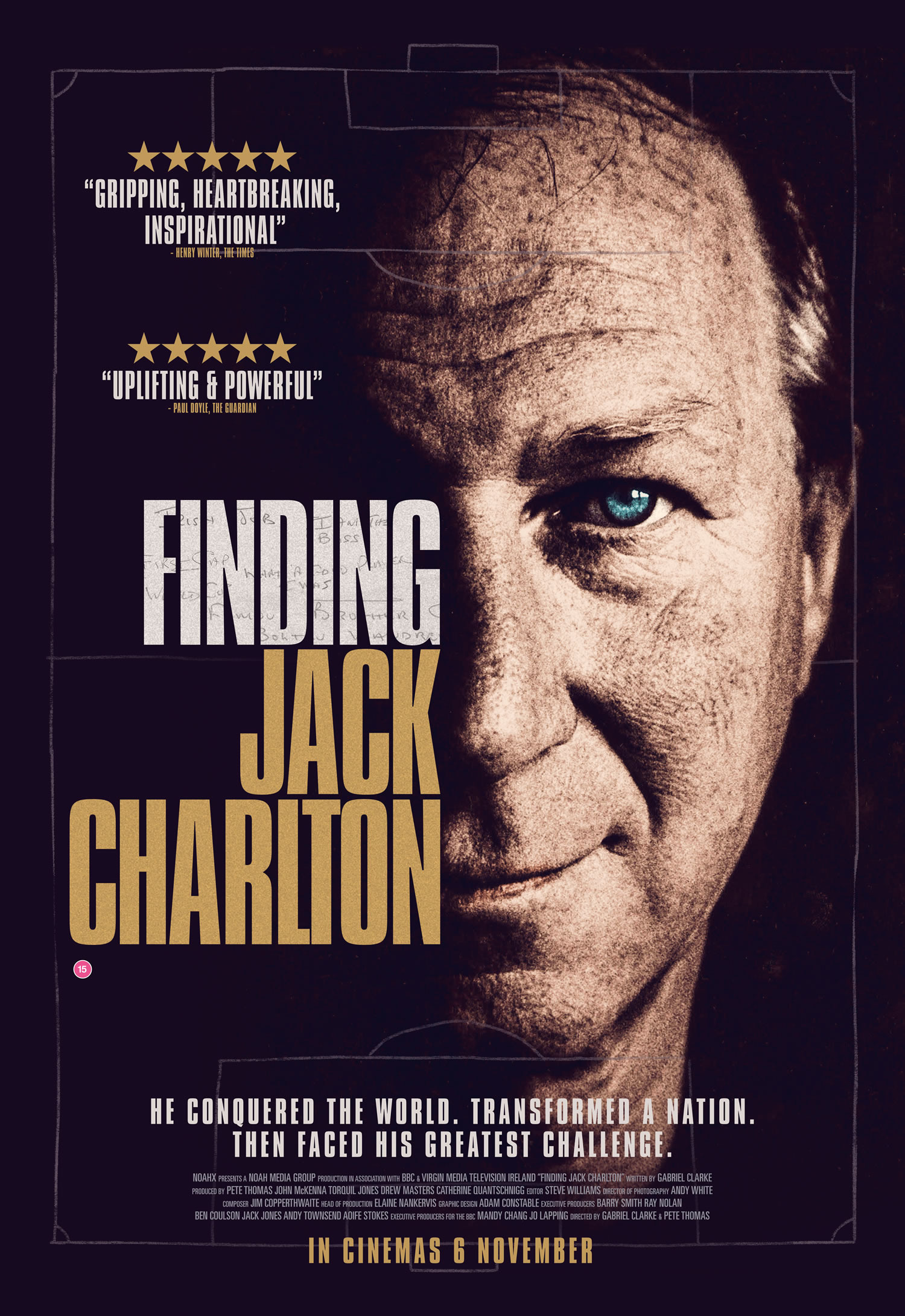 Mega Sized Movie Poster Image for Finding Jack Charlton 