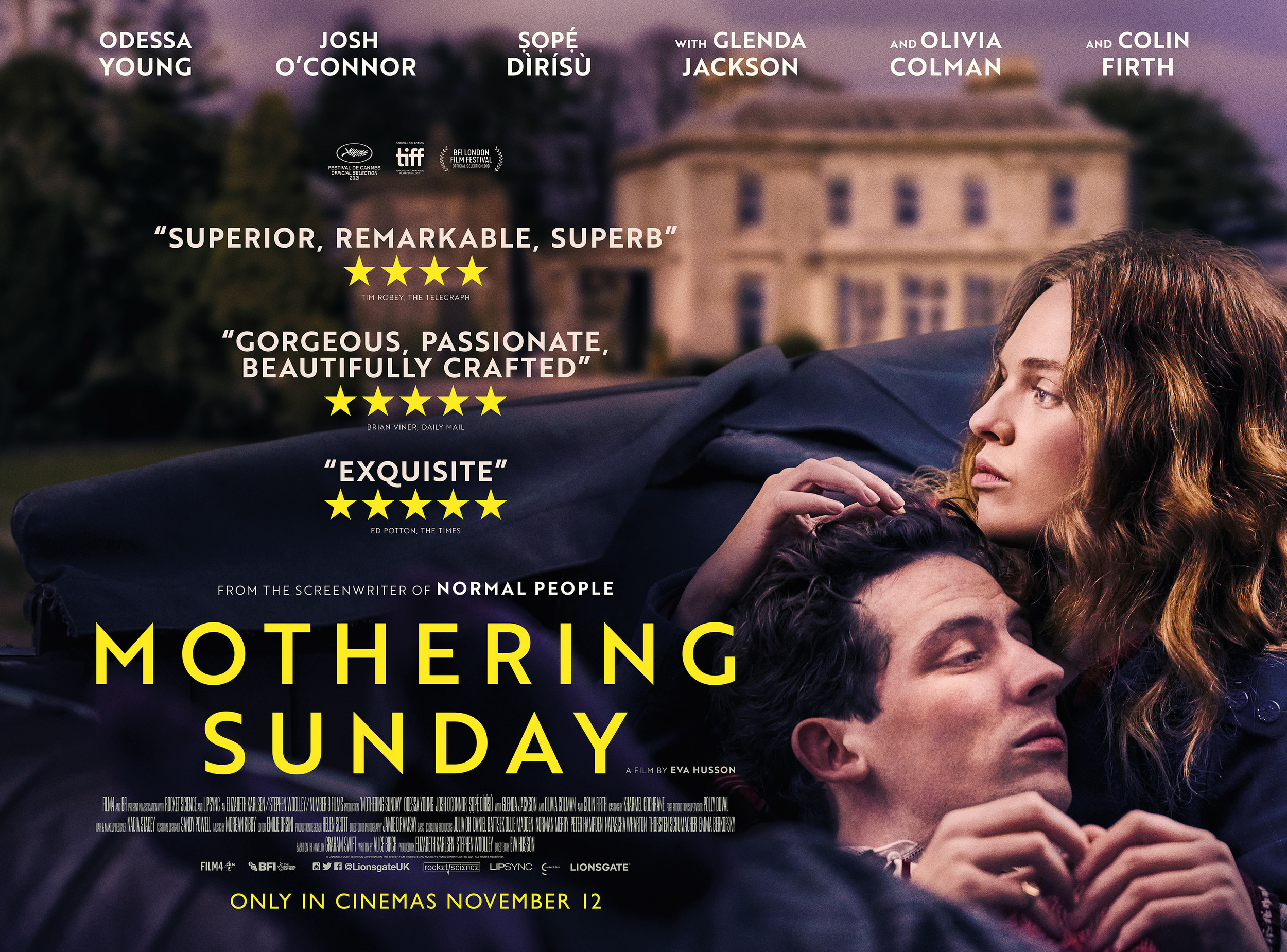 Mega Sized Movie Poster Image for Mothering Sunday (#2 of 4)