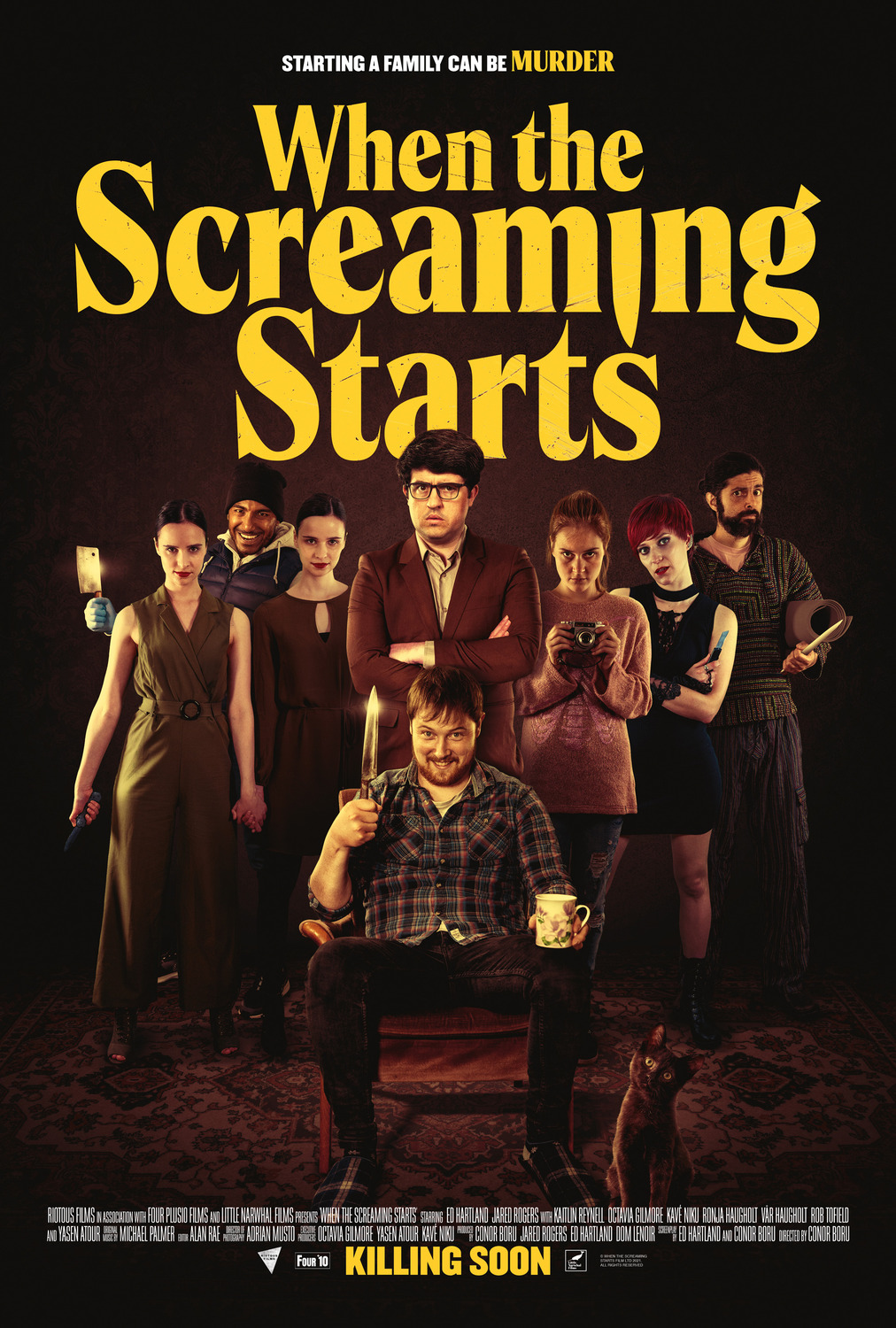 Extra Large Movie Poster Image for When the Screaming Starts 