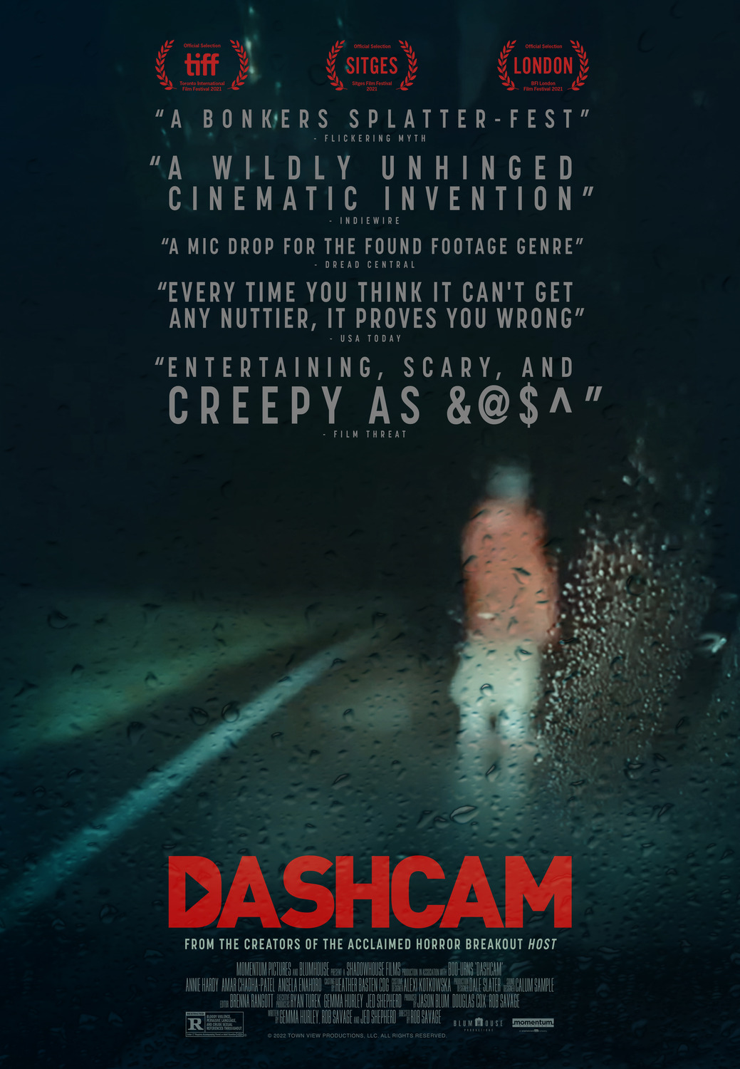 Extra Large Movie Poster Image for Dashcam 