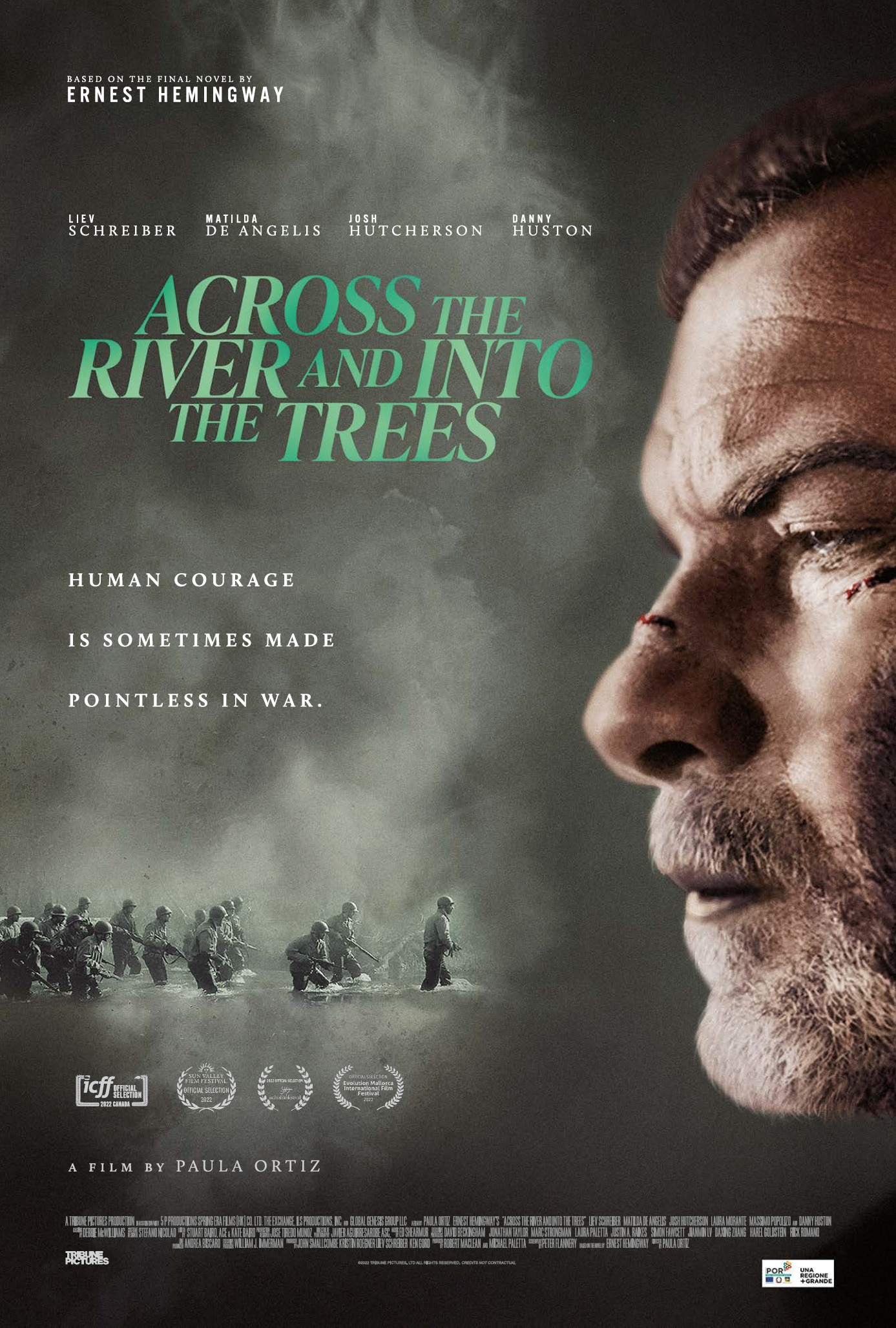 Mega Sized Movie Poster Image for Across the River and Into the Trees (#3 of 3)
